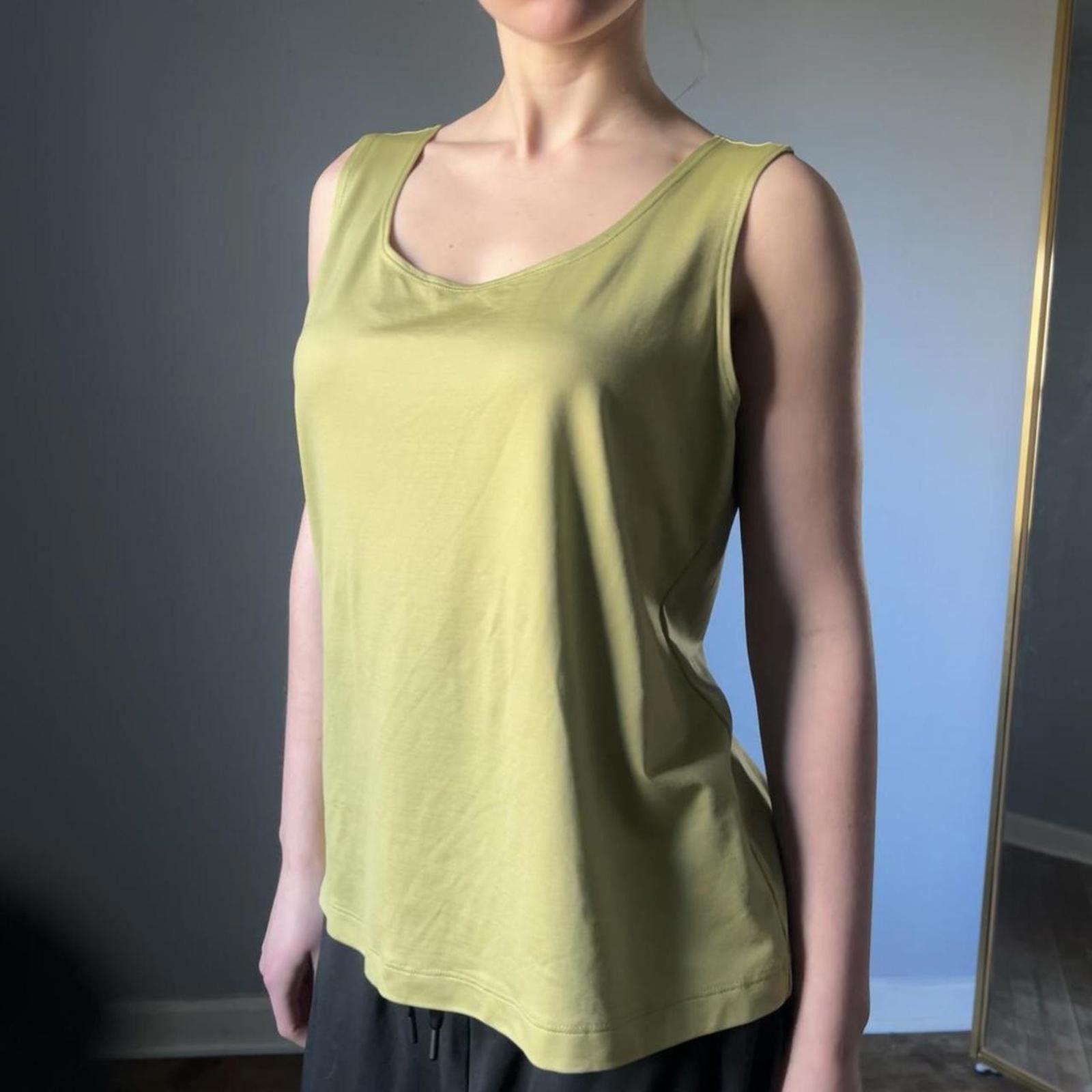 Chicos Additions by Chico's silky green tank top Size XS / US 0-2 / IT 36-38 - 3 Thumbnail