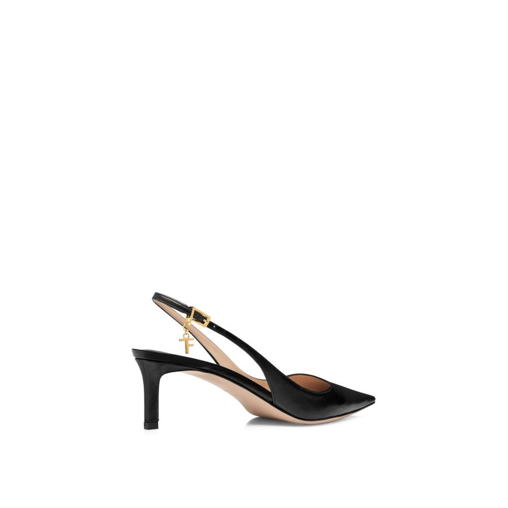 Tom Ford o1loc1c0326 W3393 Slingbacks Pumps in Black Size US 8 / IT 38 - 4 Thumbnail