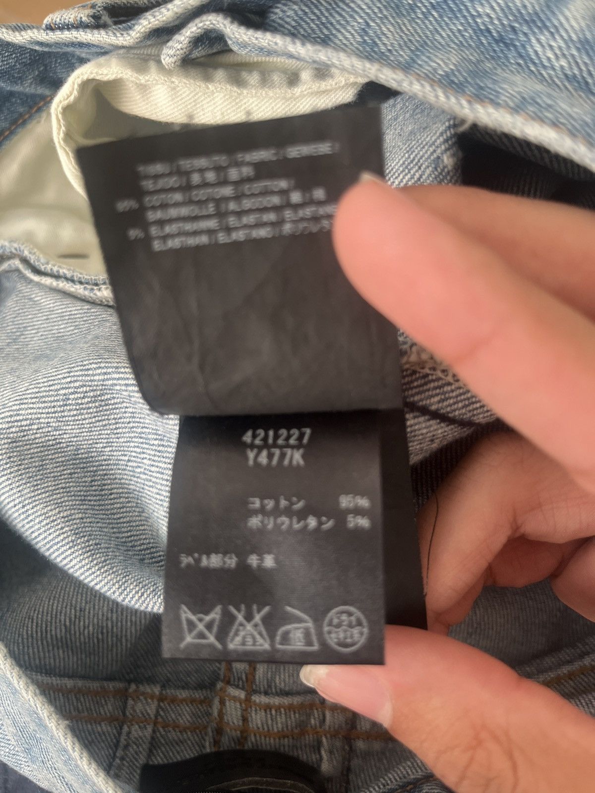 Saint Laurent Paris Saint Laurent SS16 D01 Hedi Slimane Era Size US 26 / EU 42 - 5 Thumbnail