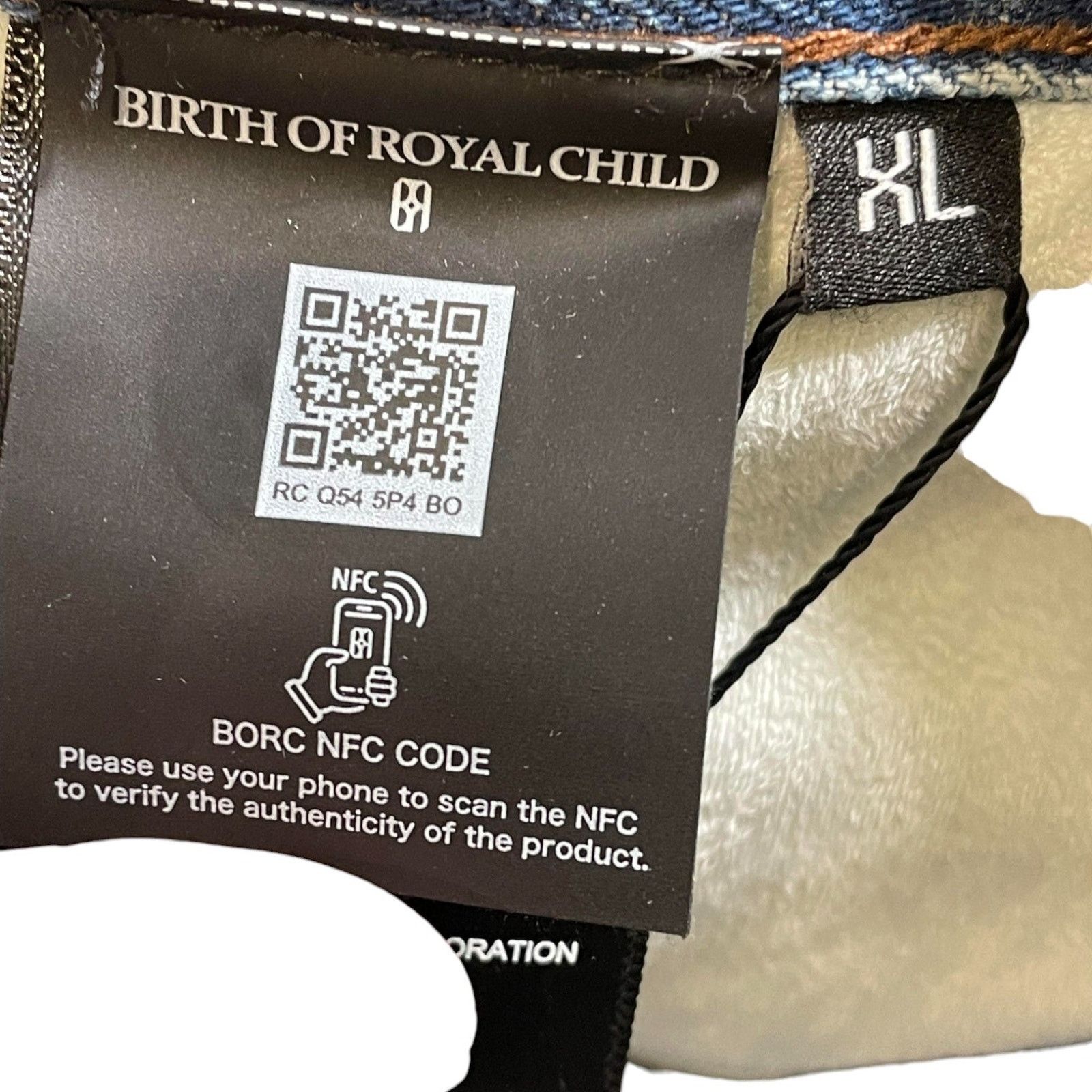 Other Birth Of A Royal Child 'Majestic Floral' Distressed Jeans Size US 36 / EU 52 - 4 Thumbnail
