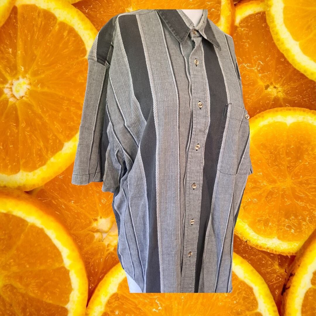 Other Nino Cerruti Sport Striped Button Up Short Sleeve Shirt Size Size US L / EU 52-54 / 3 - 1 Thumbnail