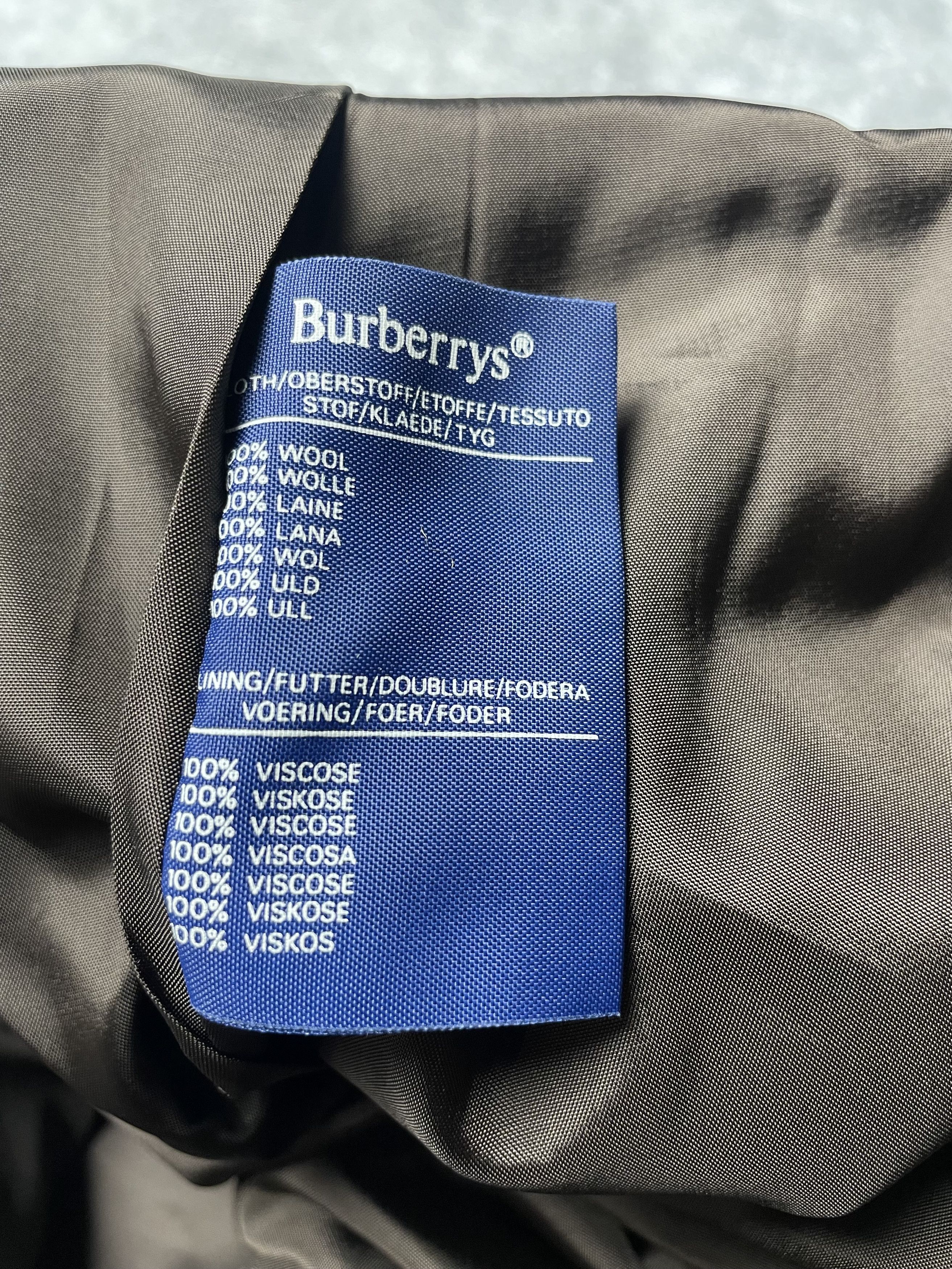 Burberry Burberrys Vintage Wool Check Plaid Long Skirt England Size 32" / US 10 / IT 46 - 11 Thumbnail