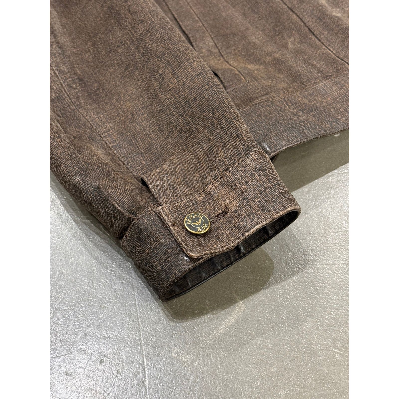 Giorgio Armani 1990s Armani leather work jacket Size US M / EU 48-50 / 2 - 6 Thumbnail