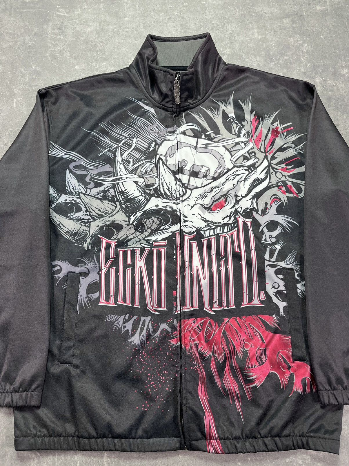 Ecko Unltd. Ecko Unltd. MMA Printed Baggy Big Logo Zip Jacket XXL Size US XXL / EU 58 / 5 - 6 Thumbnail