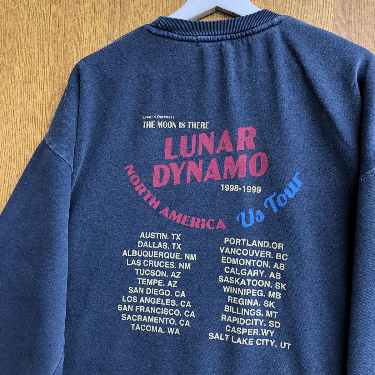 Vintage Vintage Lunar Dynamo North America Us Tours Sweatshirt Size US XL / EU 56 / 4 - 5 Thumbnail