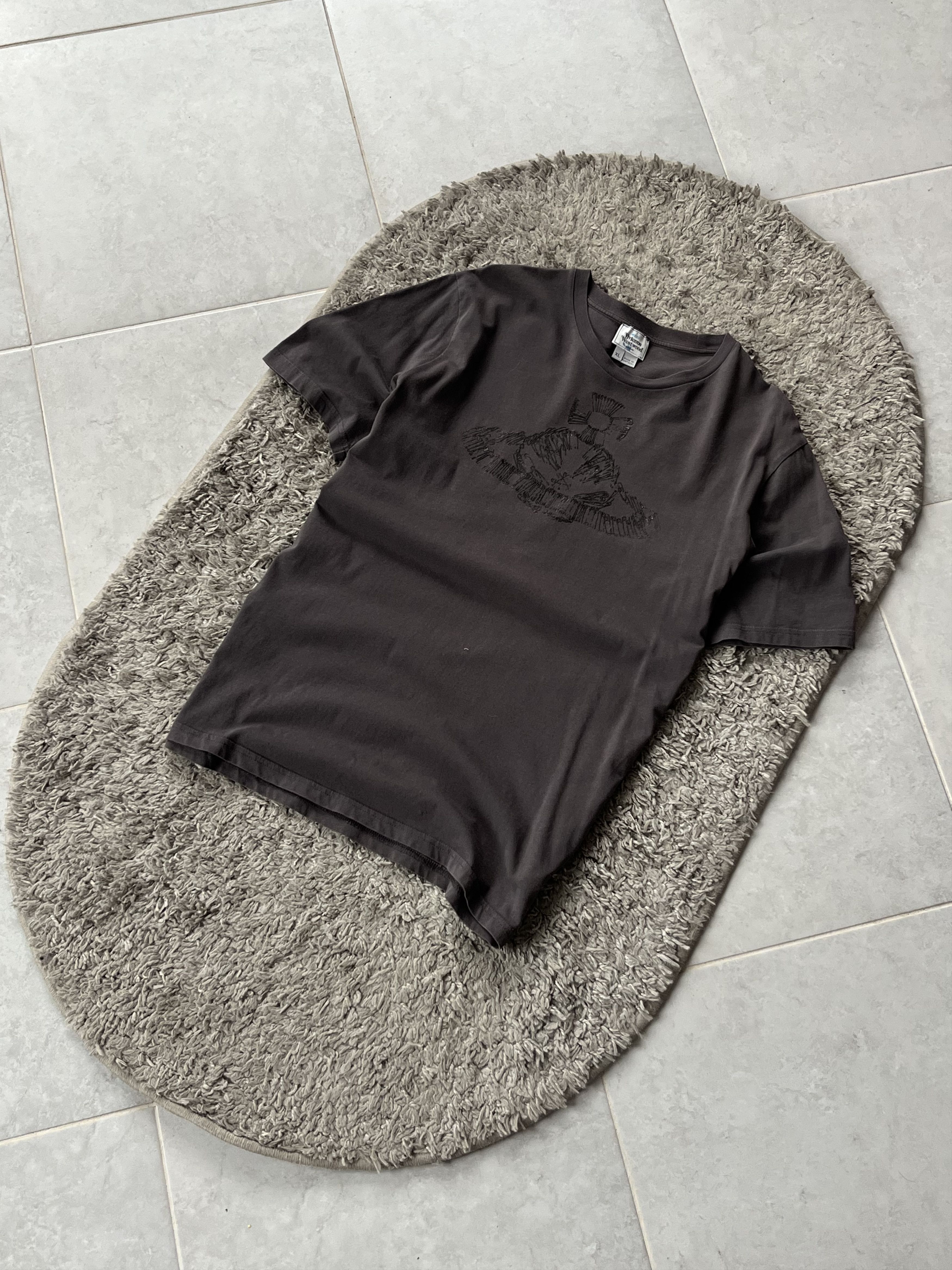 Vivienne Westwood Vintage Tee Vivienne Westwood Big Logo Y2K Style Streetwear Size US XL / EU 56 / 4 - 2 Thumbnail