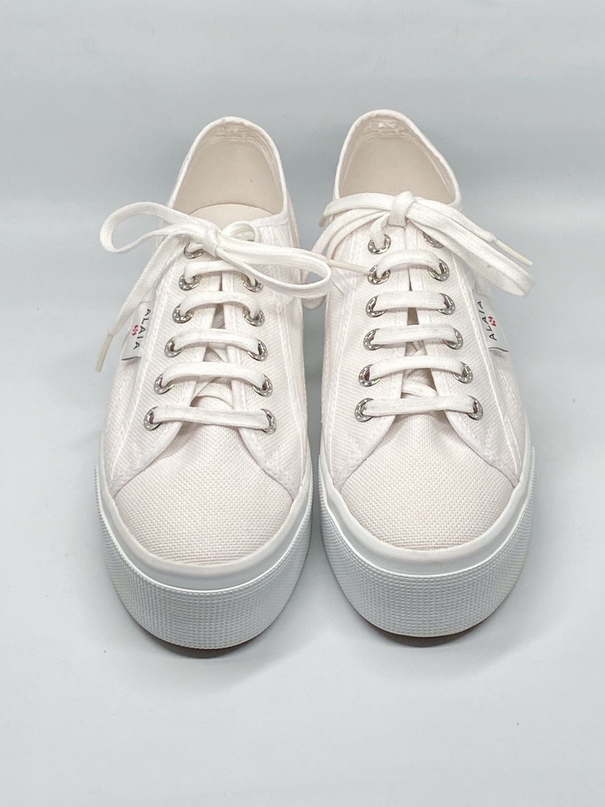 Alaia Alaia Superga 2740 Platform Canvas Sneaker Size US 9.5 / IT 39.5 - 3 Thumbnail