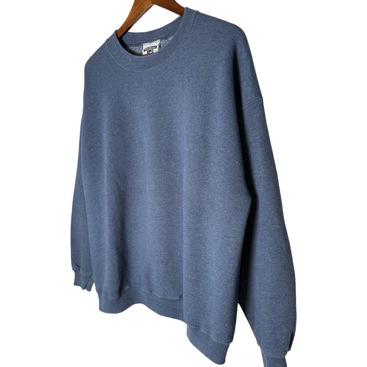 Lee Vintage 90s Lee Heavyweight Gray Sweatshirt Men's XL Size US XL / EU 56 / 4 - 2 Thumbnail