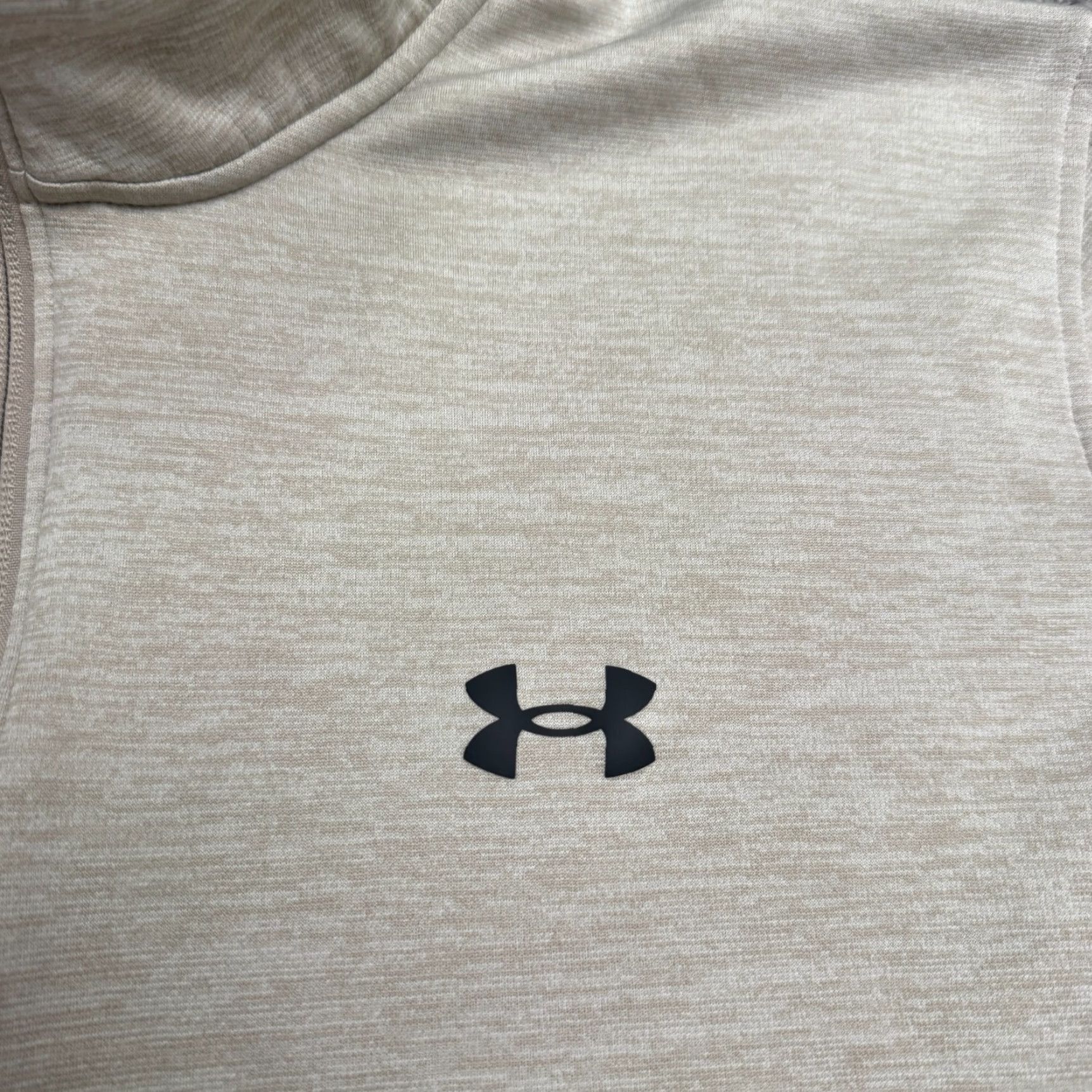 Under Armour Under Armour ColdGear Sweatshirt 1/4 Zip Pullover Mens XXL Beige Active Under Armour ColdGear Size US XXL / EU 58 / 5 - 4 Thumbnail