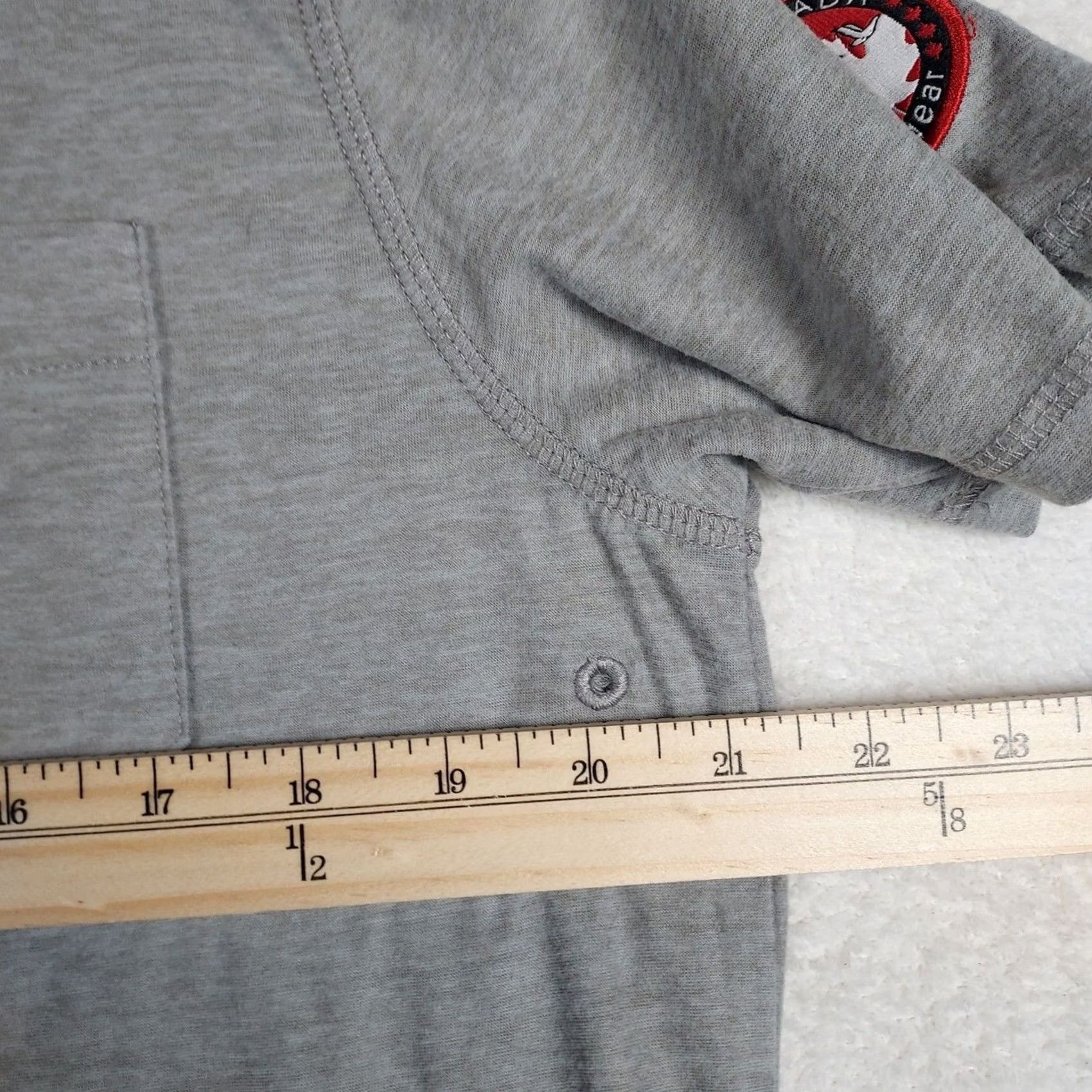 Vintage Canada Weather Gear Shirt Mens Gray Pocket Short Sleeve Crew Neck Size M Regular, Grey, Button-Up, Solid, Canada Weather Gear, Vintage No, Dept Men Size US M / EU 48-50 / 2 - 5 Thumbnail
