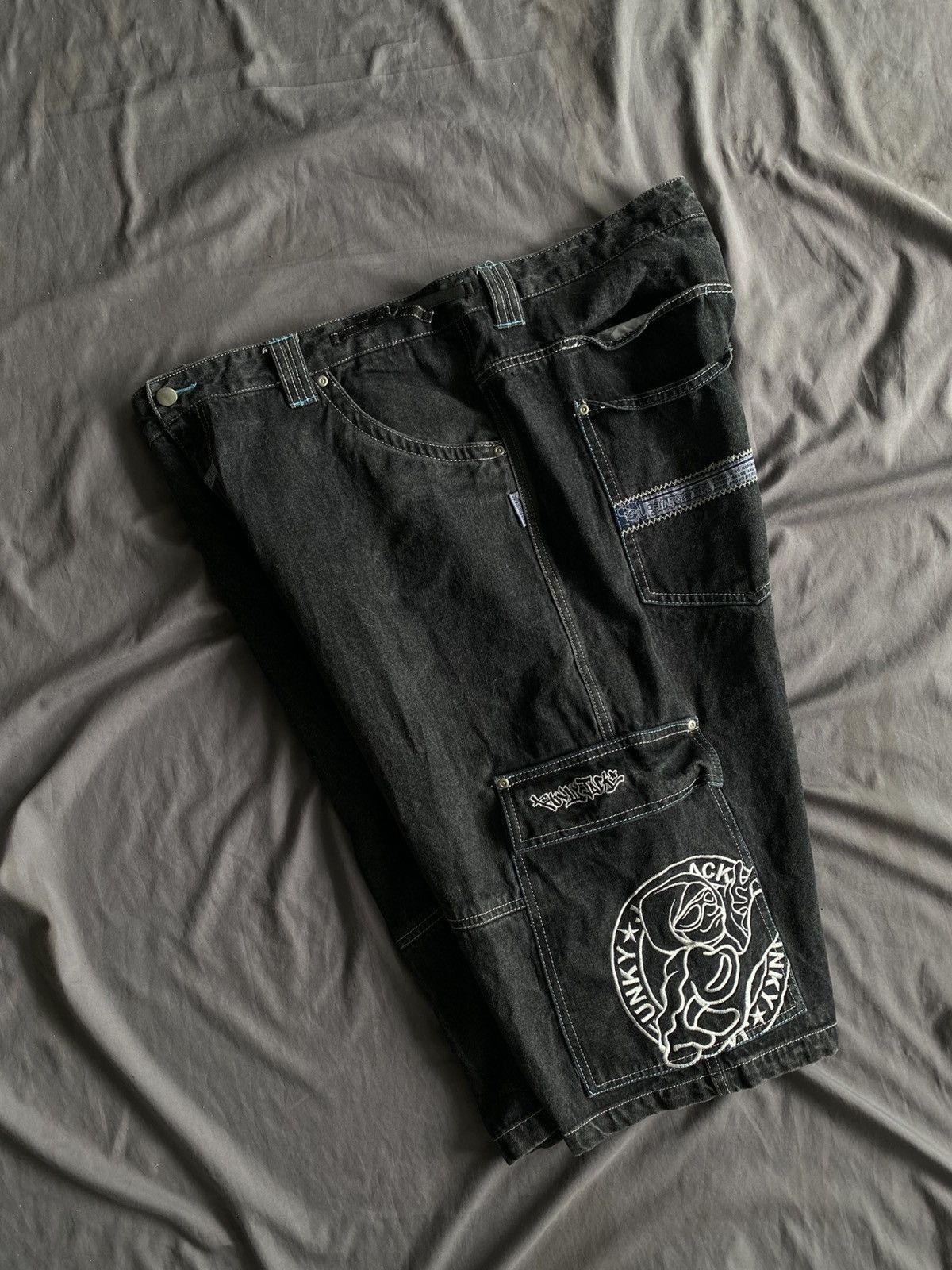 Vintage Y2K Funky Jack Jorts Pants Cargo Size US 38 / EU 54 - 2 Thumbnail