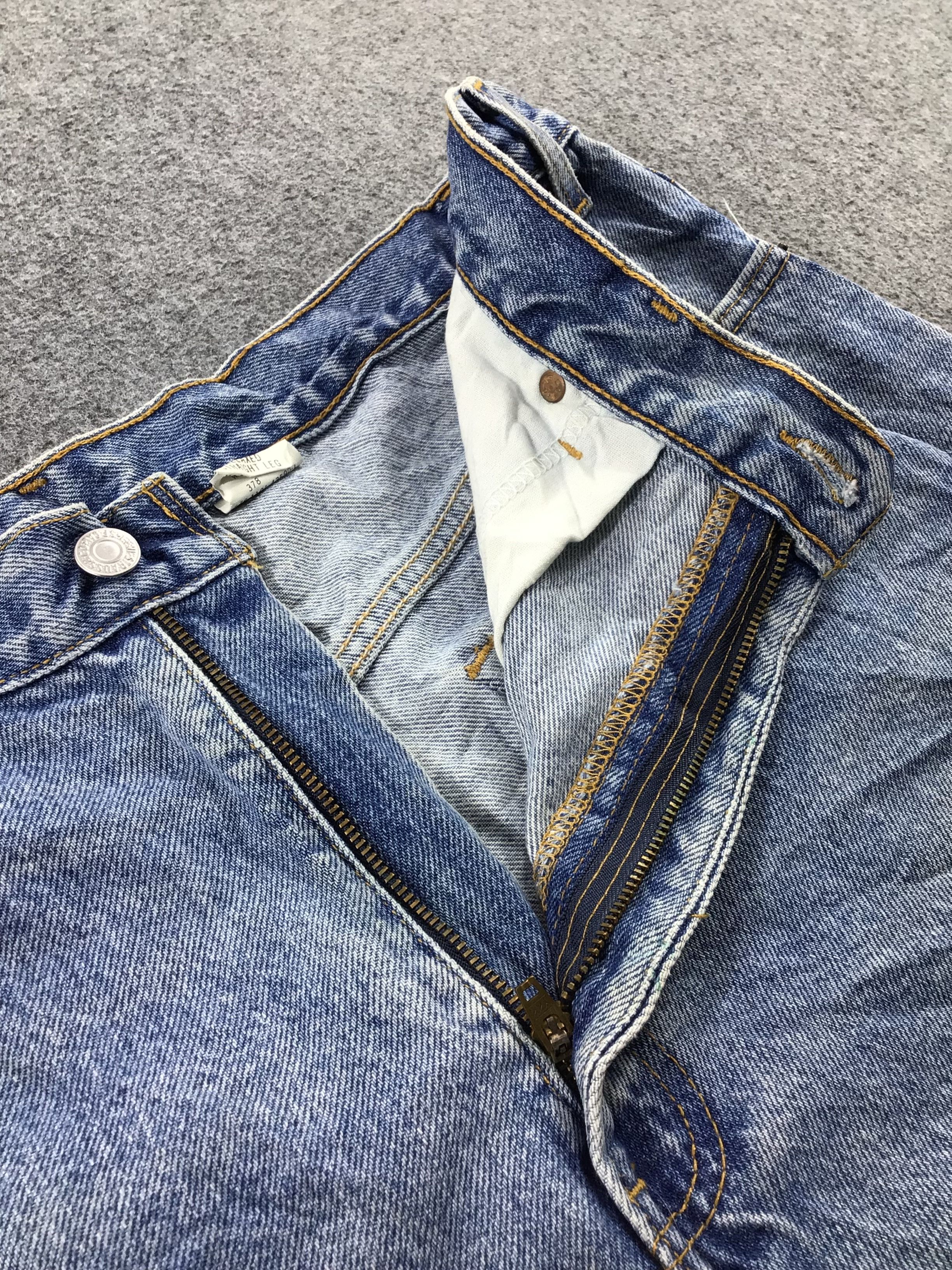 Levi's Vintage Levis 901 Straight Jeans Blue Wash KJ282 Size US 37 - 7 Thumbnail
