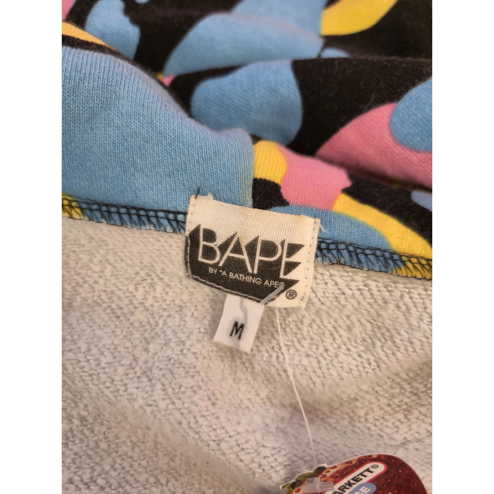 Bape BAPE Vintage Cotton Candy Full Zip Hoodie Black (M) Size US M / EU 48-50 / 2 - 4 Thumbnail