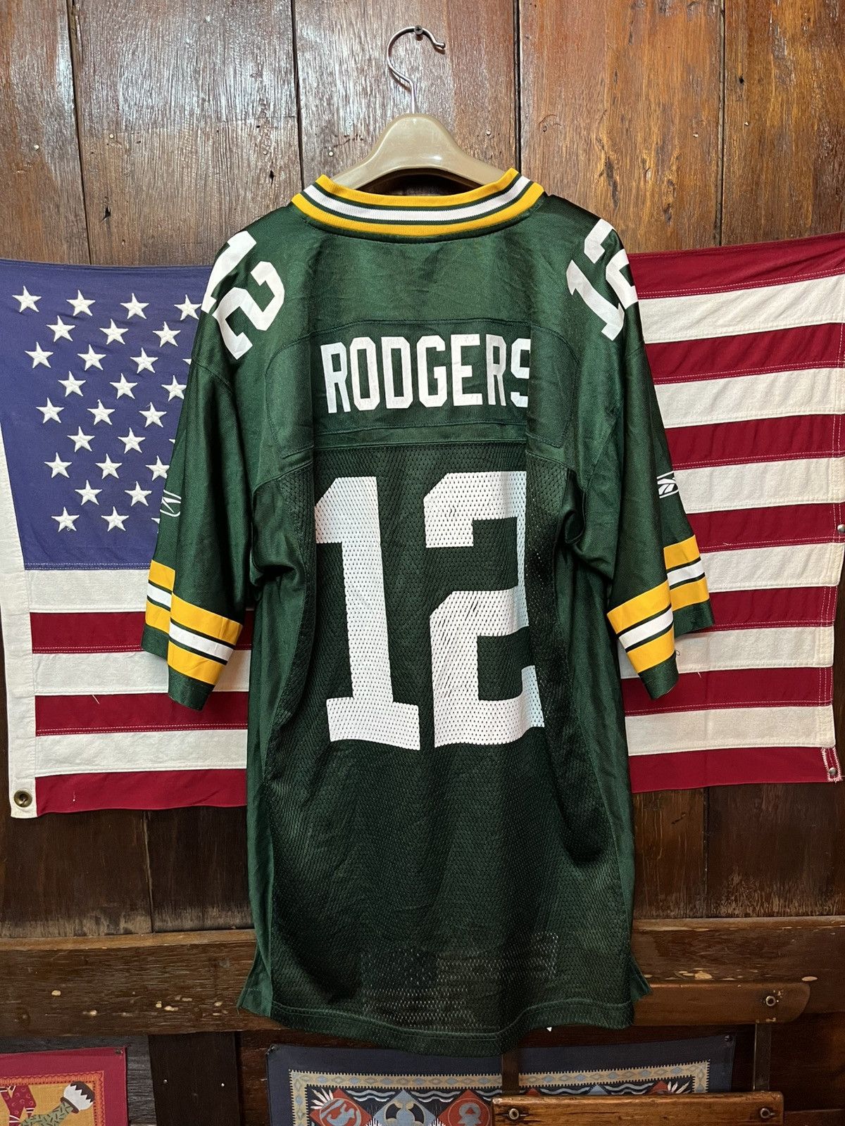 Reebok Green Bay Packers Aaron Rockers #12 NFL on-Field Jersey Size US M / EU 48-50 / 2 - 7 Thumbnail