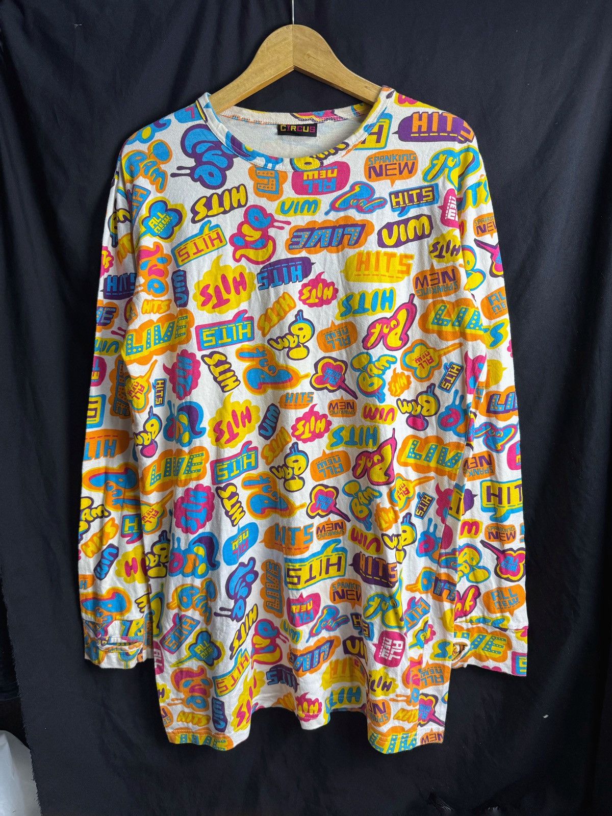 Beauty Beast × Hysteric Glamour × Japanese Brand 2000s Long Sleeve Circus Angel Blue Japanese Styled Size US L / EU 52-54 / 3 - 1 Thumbnail