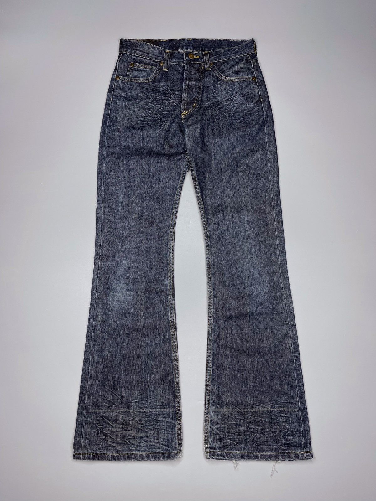 Japanese Brand × Lee Flare Vintage Lee Japan Jeans Riders Bootcut Rare Size 29" - 5 Thumbnail