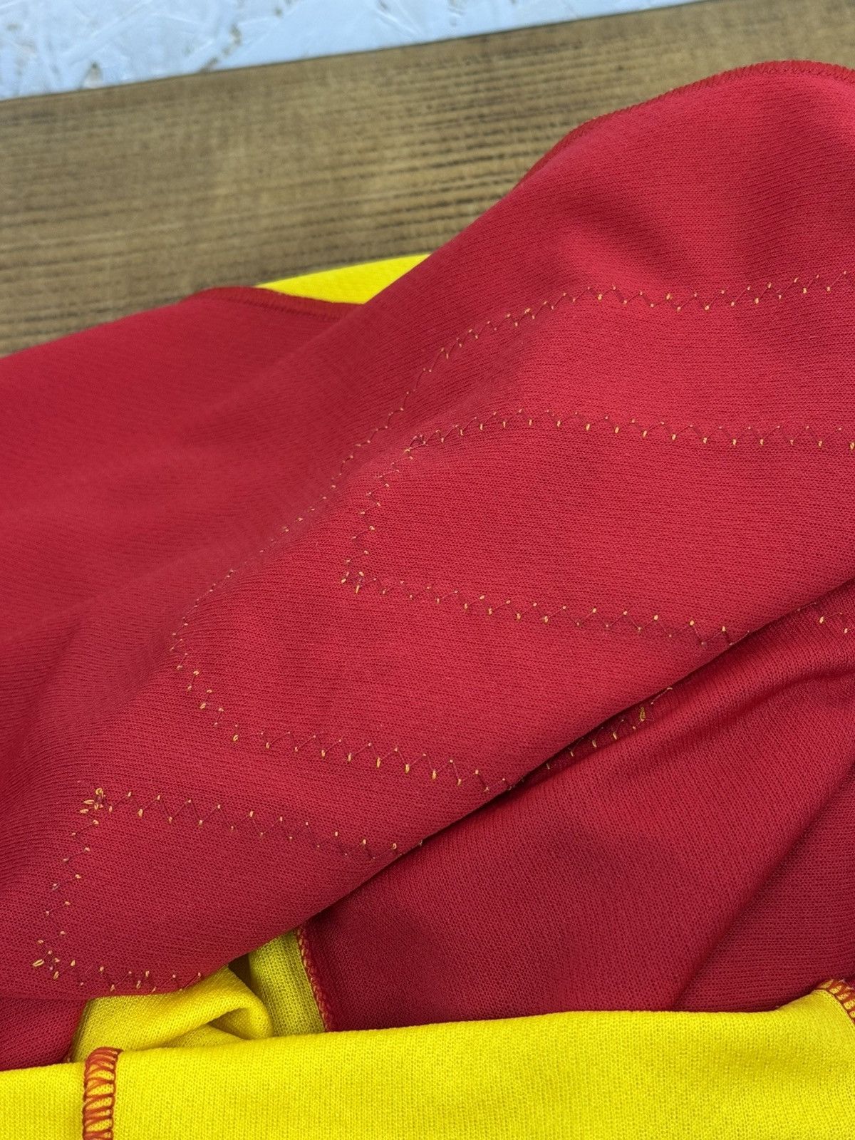 Vintage 80s 90s Galatasaray Retro #10 Handmade Rare Soccer Jersey Size US XL / EU 56 / 4 - 11 Thumbnail