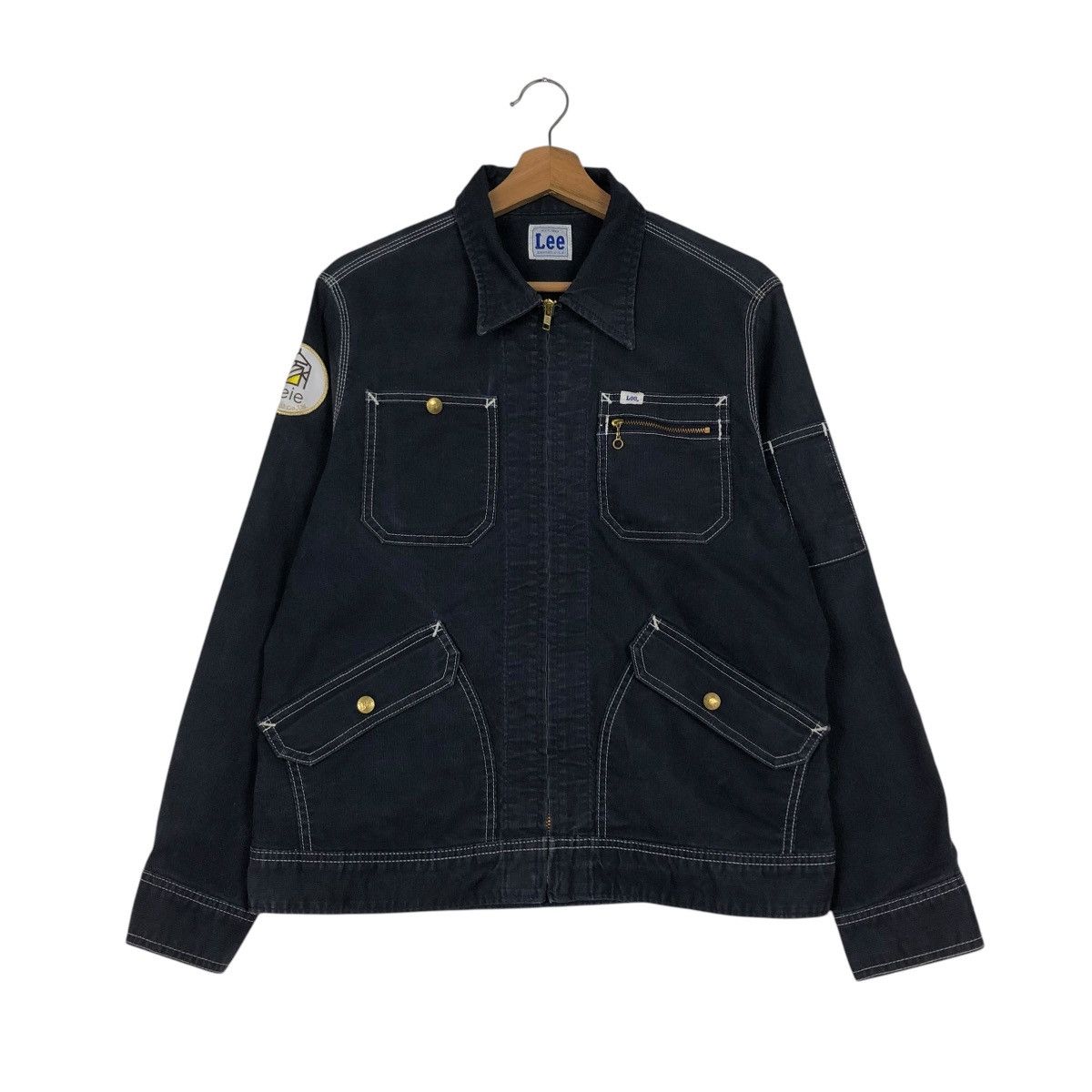 Lee 🔥VINTAGE CHORE ZIPPER JACKET LEE KANSAS USA EST 1889 Size US M / EU 48-50 / 2 - 3 Thumbnail