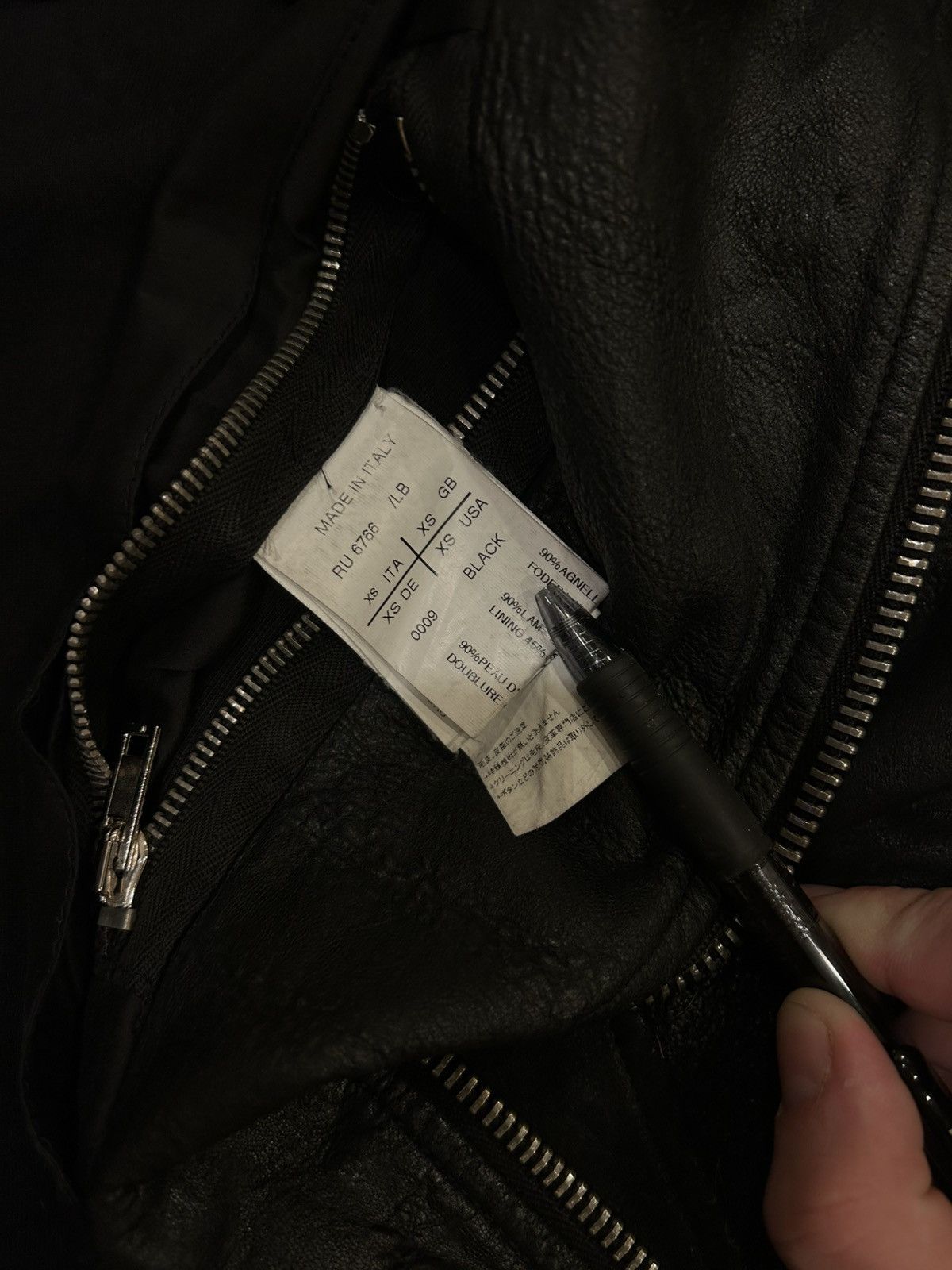 Rick Owens Rick Owens Scuba Jacket Blistered Lamb Size US XS / EU 42 / 0 - 16 Thumbnail