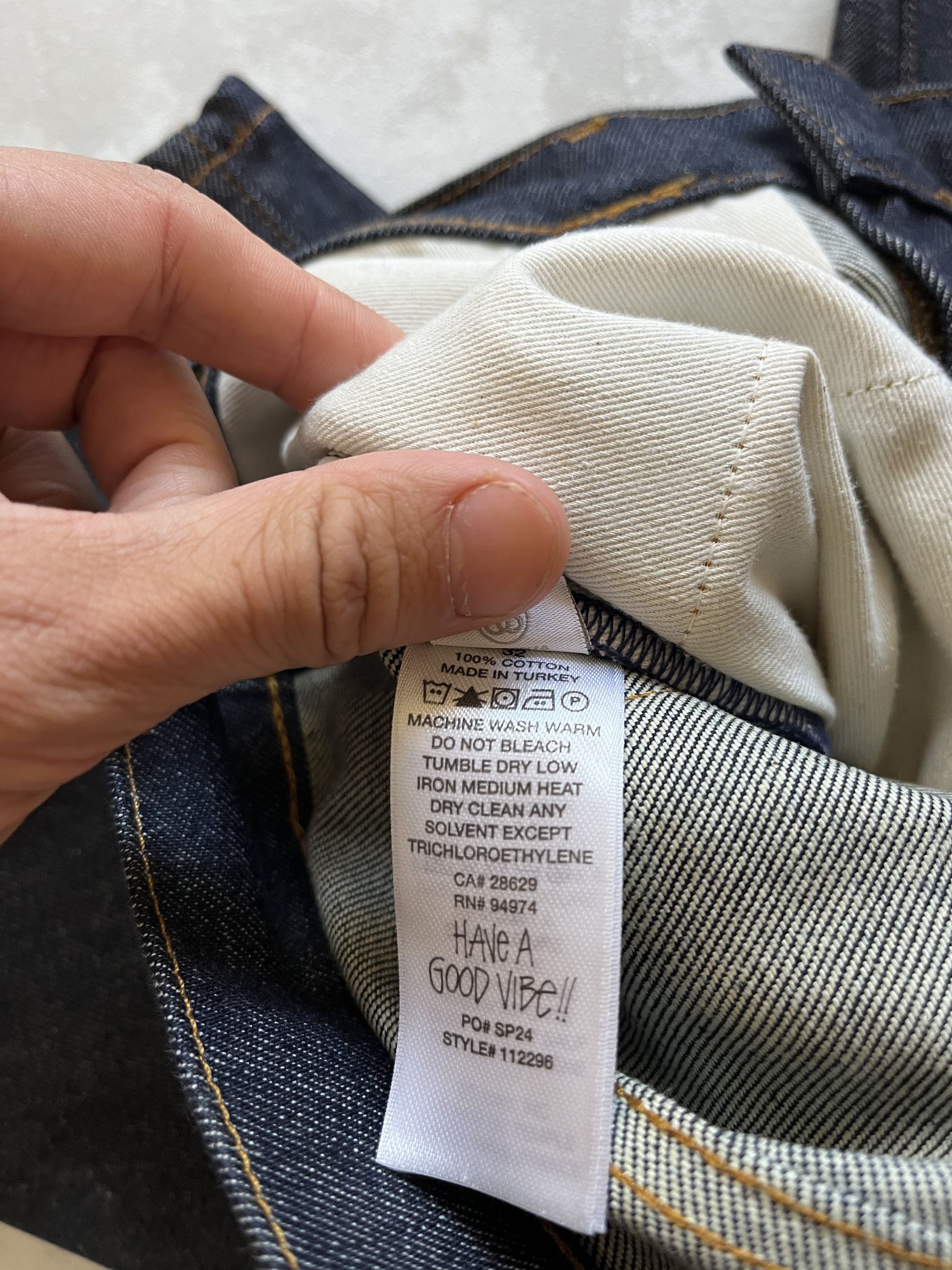 Stussy stussy jort raw 2025 collection Size US 32 / EU 48 - 5 Thumbnail