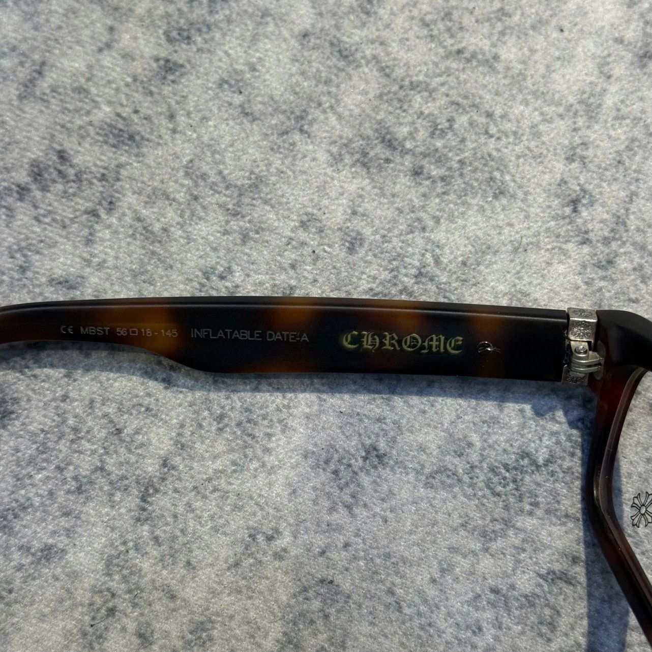 Chrome Hearts CHROME HEARTS INFLATABLE DATE-A MATTE BUTTERSCOTCH TORTOISE Size ONE SIZE - 5 Thumbnail