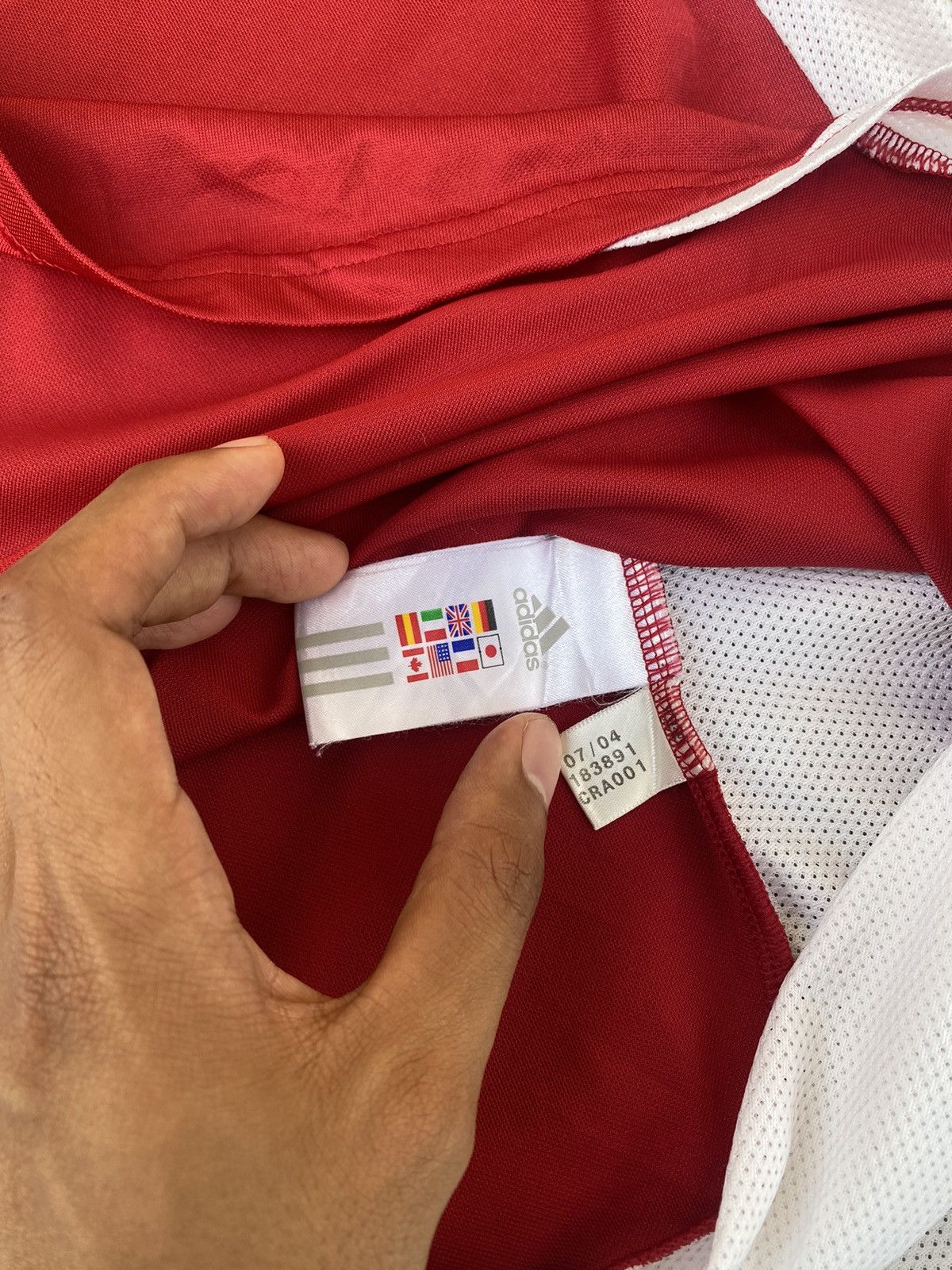 Adidas Denmark 2006/08 International Home Soccer Jersey Size US XL / EU 56 / 4 - 7 Thumbnail