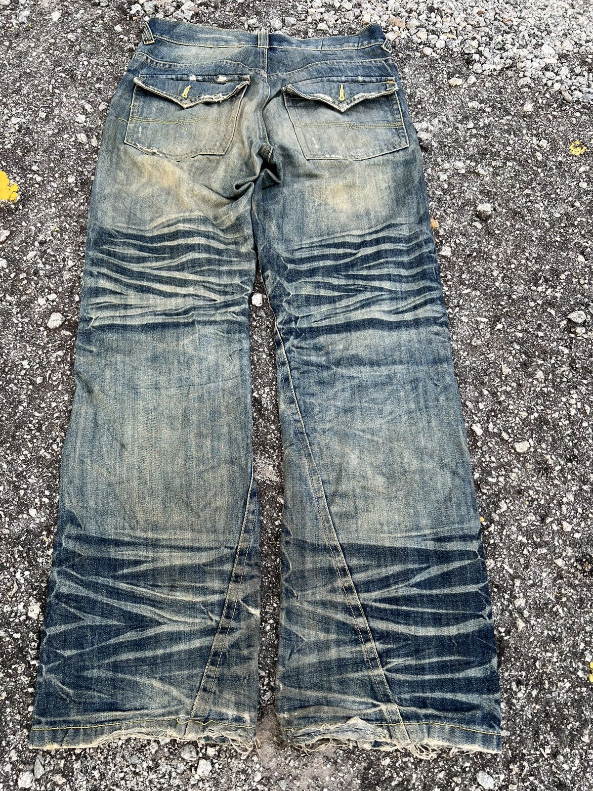 Abercrombie & Fitch VTG ABERCROMBIE & FITCH DISTRESSED JEANS Size US 30 / EU 46 - 2 Thumbnail
