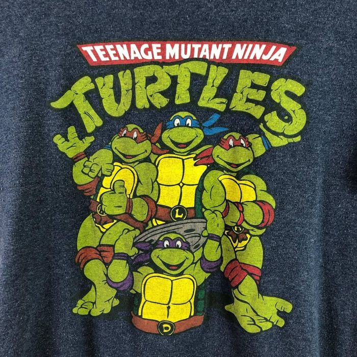 TMNT Upcycled TShirt Hoodie Teenage Mutant Ninja Turtles by