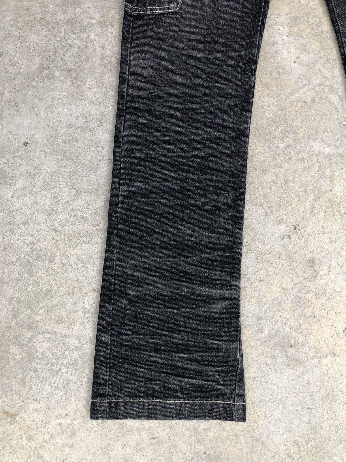 Japanese Brand Japanese Daily News Flared Jeans Distressed Jeans Size US 32 / EU 48 - 6 Thumbnail