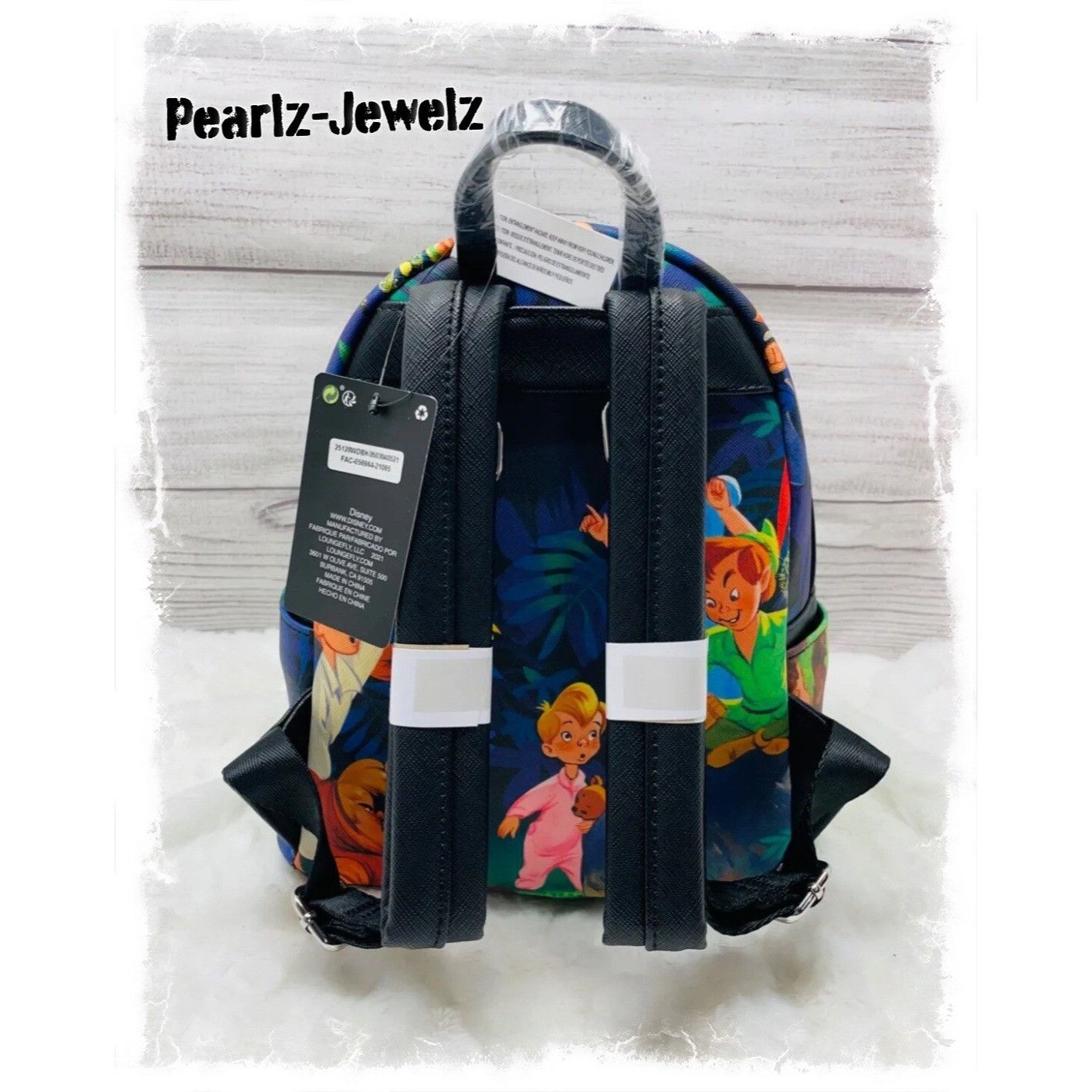 Disney Loungefly Disney Peter Pan Scened Tropical Lost Boys Wendy Size ONE SIZE - 4 Thumbnail