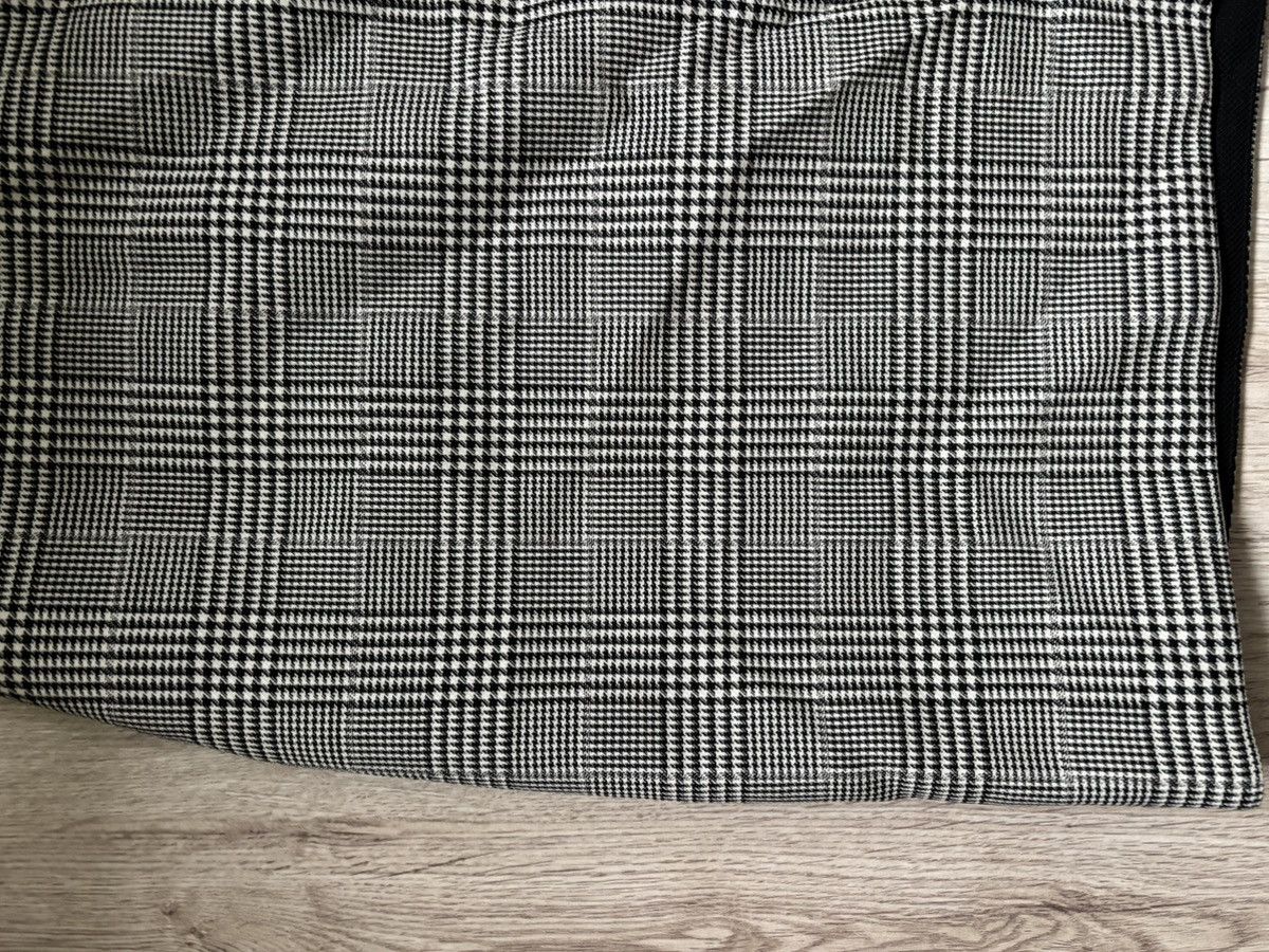 Stella McCartney Stella McCartney Houndstooth Plaid Wool Skirt Front Slit 40 Size 27" / US 4 / IT 40 - 17 Thumbnail