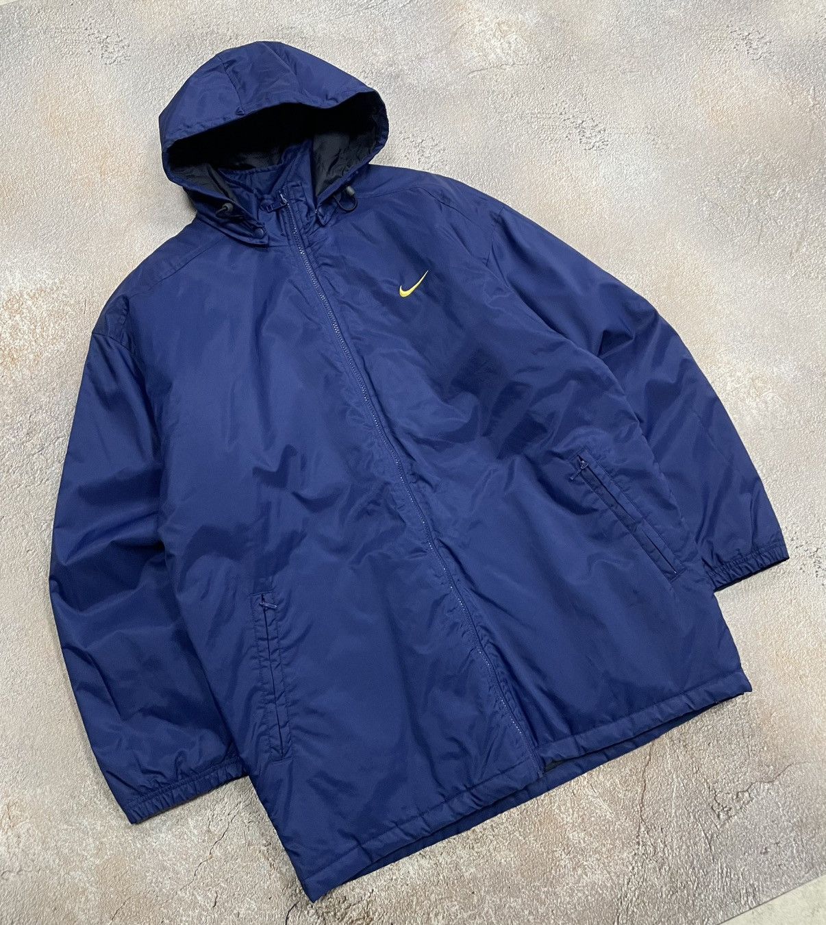 Vintage Nike Big Swoosh Insulated Hooded Jacket
