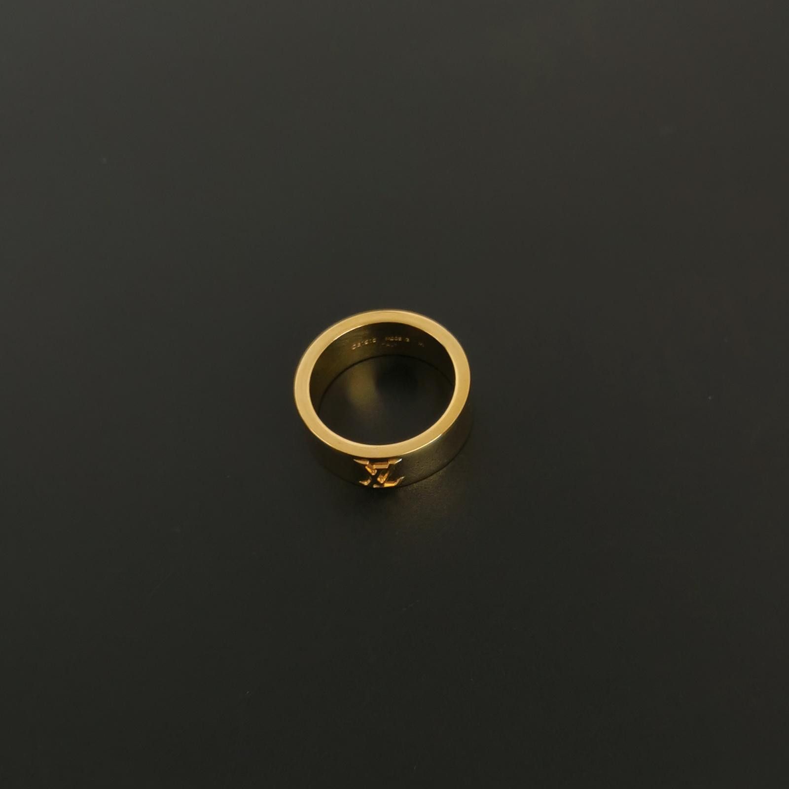 Louis Vuitton Louis Vuitton (LV) LV Instinct Logo Engraved Ring Size 20 - Size ONE SIZE - 5 Thumbnail