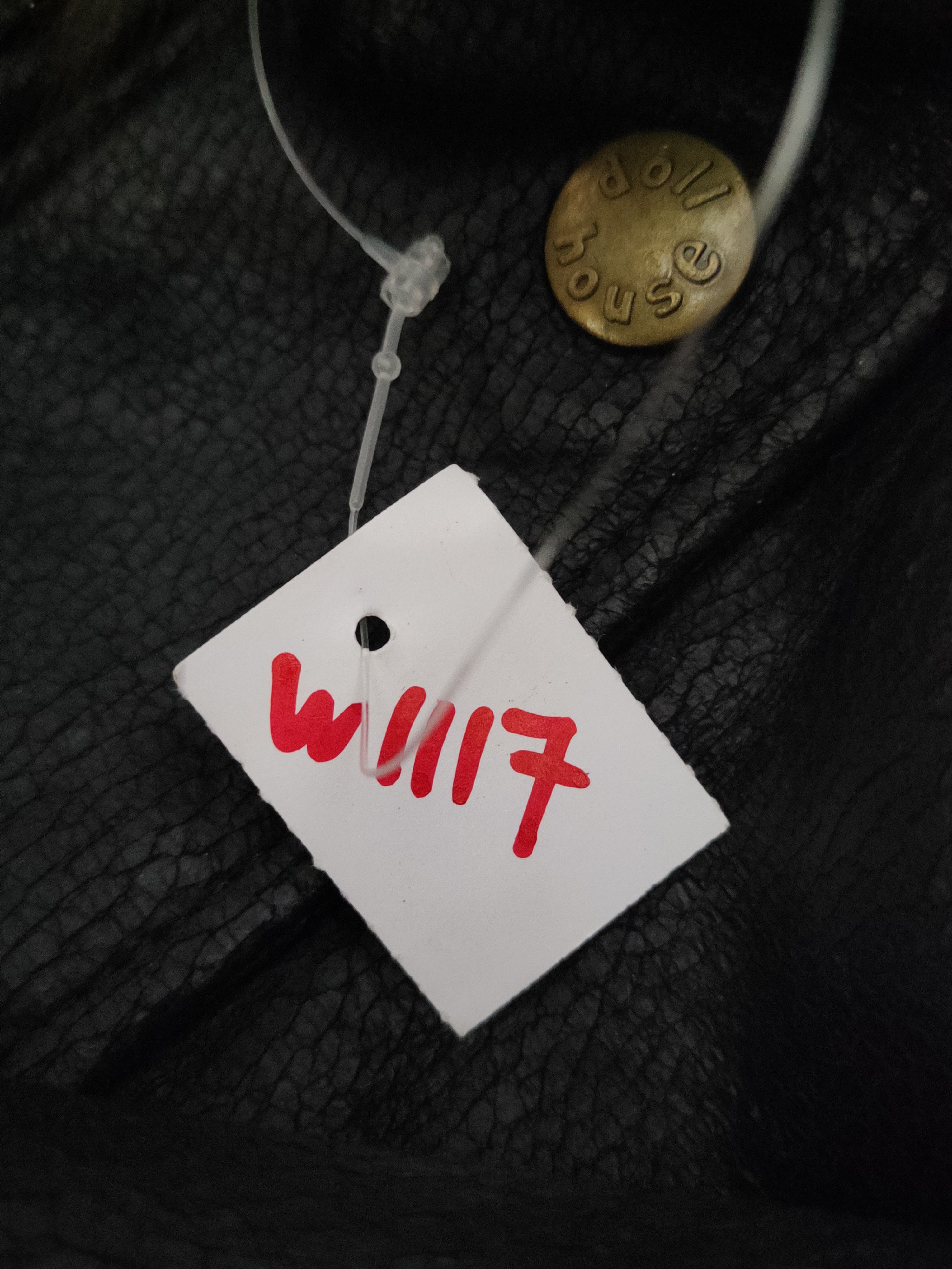 Japanese Brand Dollhouse Black Hoodie fur shaggy Leather Jackets #W1117 Size S / US 4 / IT 40 - 14 Thumbnail