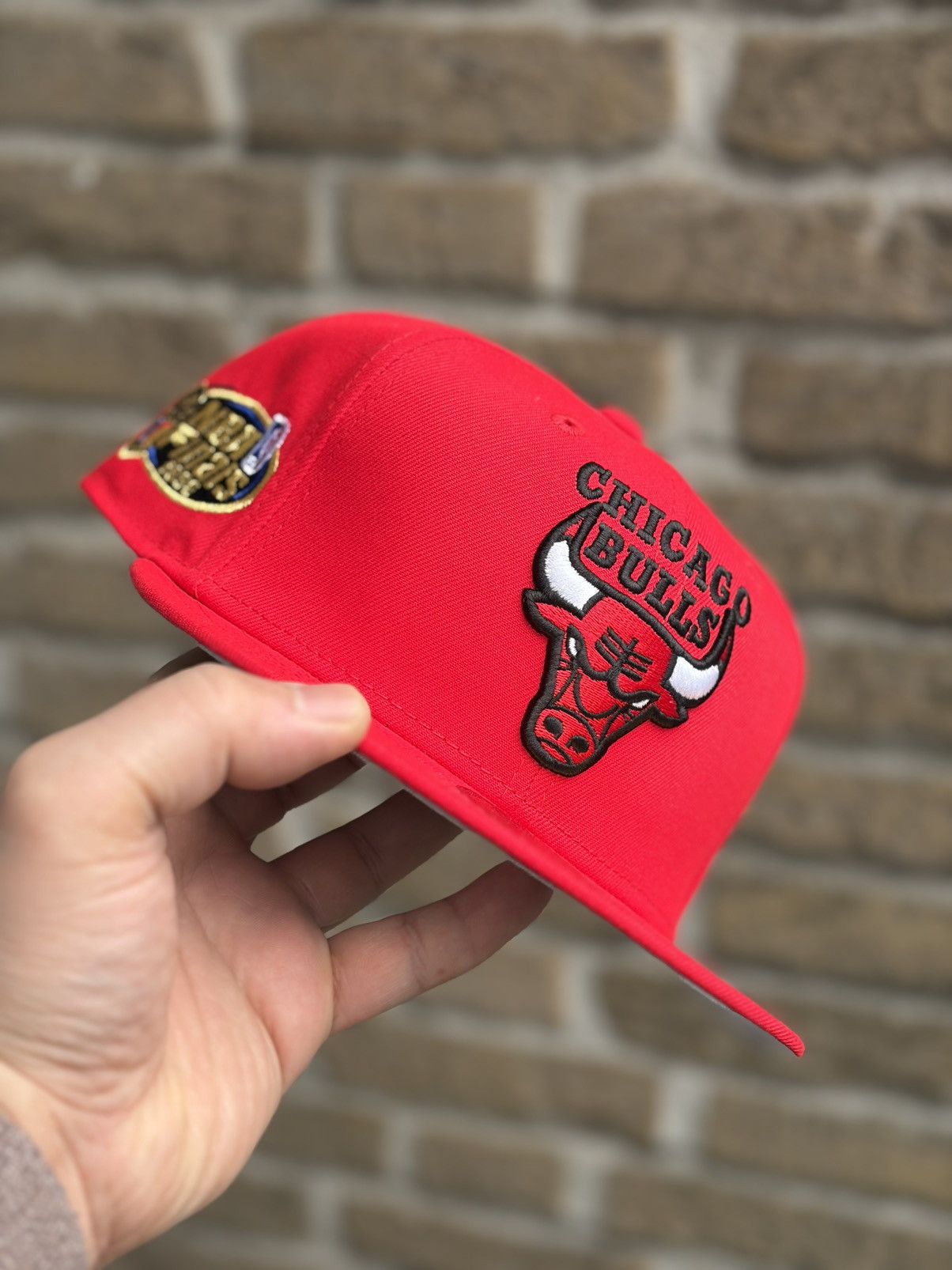 Topperz Red Chicago Bulls size 7 1/4 Size ONE SIZE - 1 Thumbnail