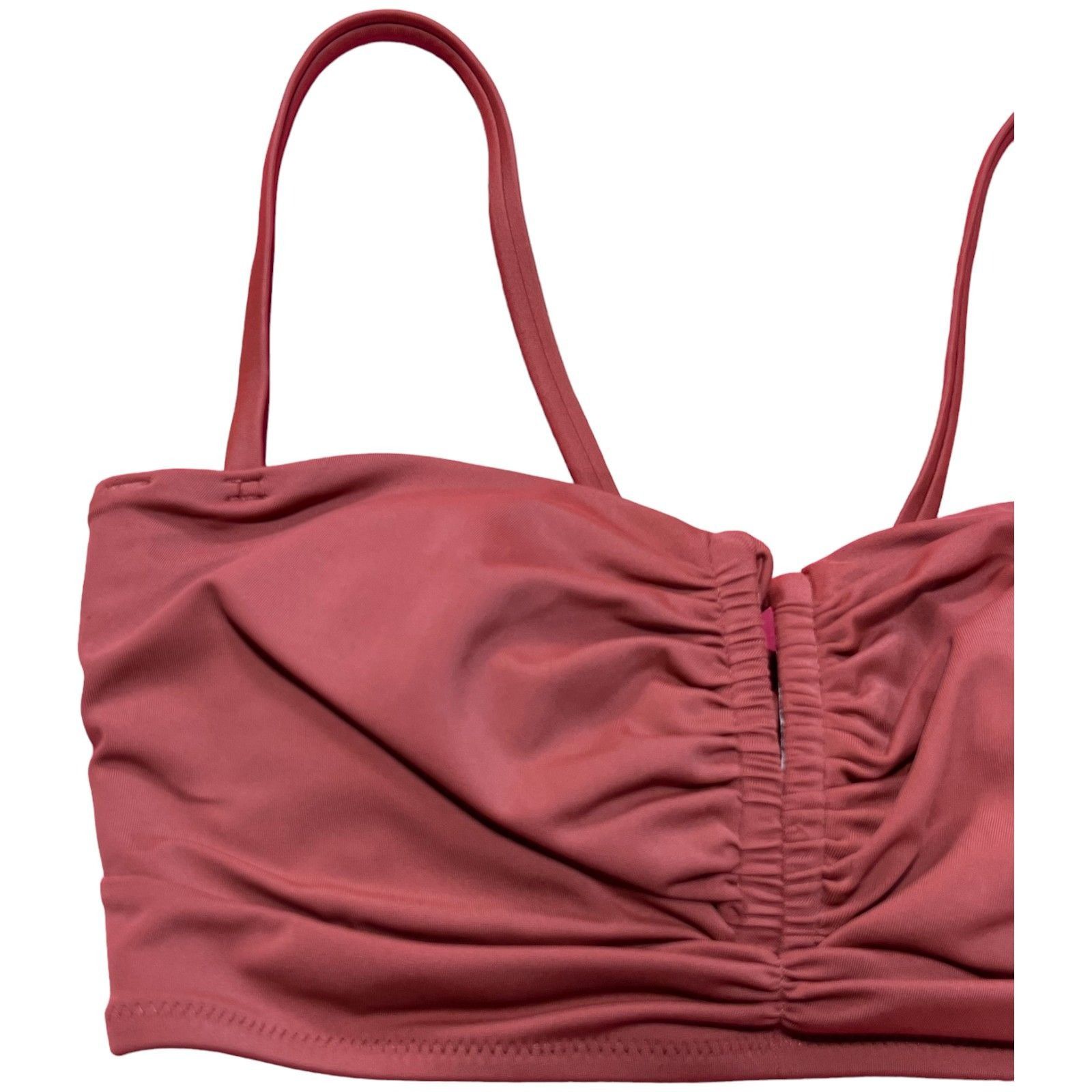 Other Shade & Shore - Women's Longline Cinch Front Keyhole Bikini Size ONE SIZE - 11 Thumbnail