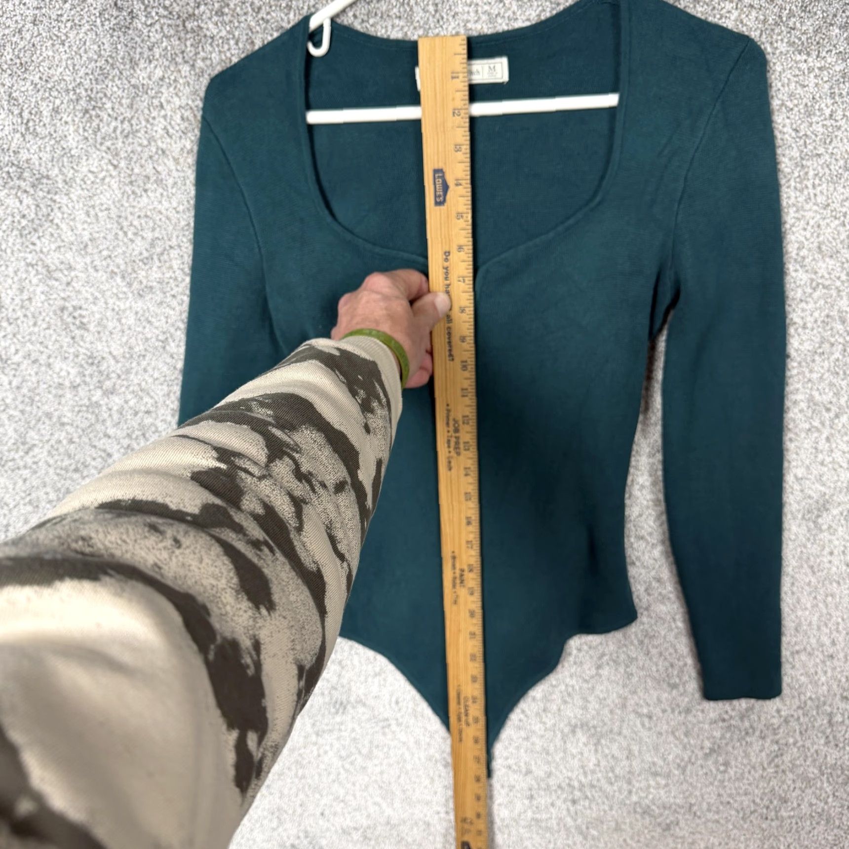 Abercrombie & Fitch Abercrombie & Fitch Bodysuit M Yoga Layering Green Forest Fairy Grunge Mori Kei Size M / US 6-8 / IT 42-44 - 3 Thumbnail