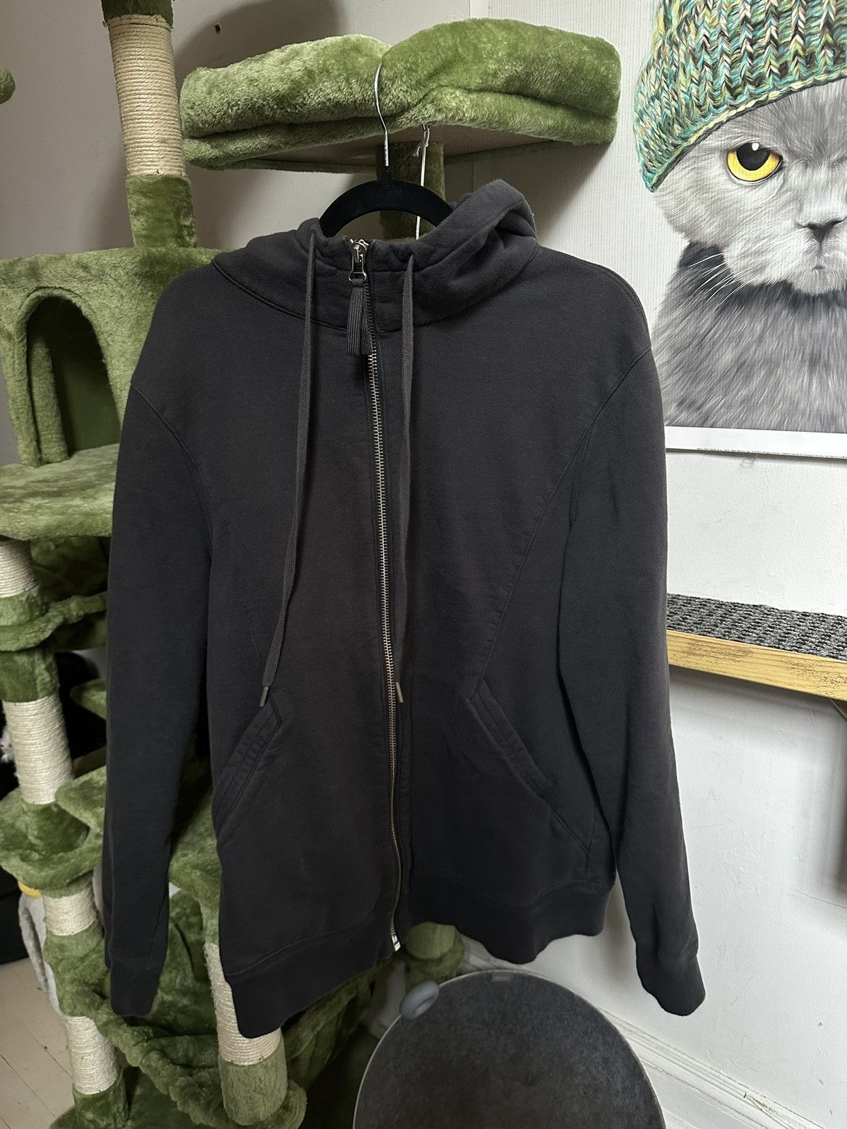 image of Helmut Lang Hoodie in Black, Men's (Size XL)