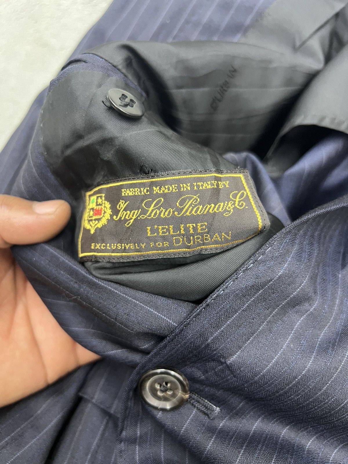 Loro Piana ING.LORO PIANA PERSONAL ORDER OF D’URBAN BLAZER Size 50R - 8 Thumbnail