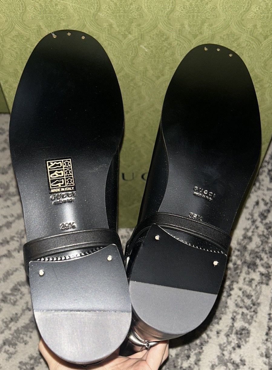 Gucci Gucci Calfskin Zelda Harness Riding Boots Black Amber Size US 9.5 / IT 39.5 - 9 Thumbnail