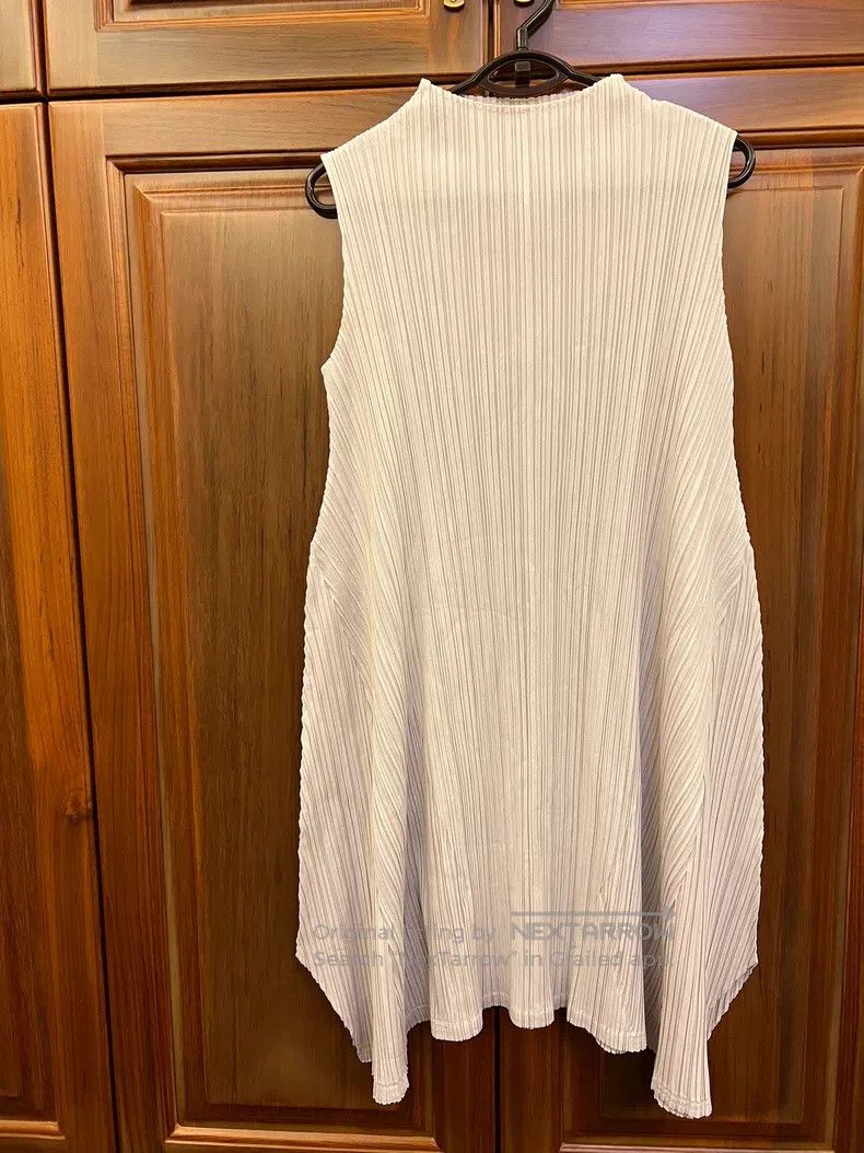 Issey Miyake Issey Miyake White Tank Top Size L / US 10 / IT 46 - 1 Thumbnail