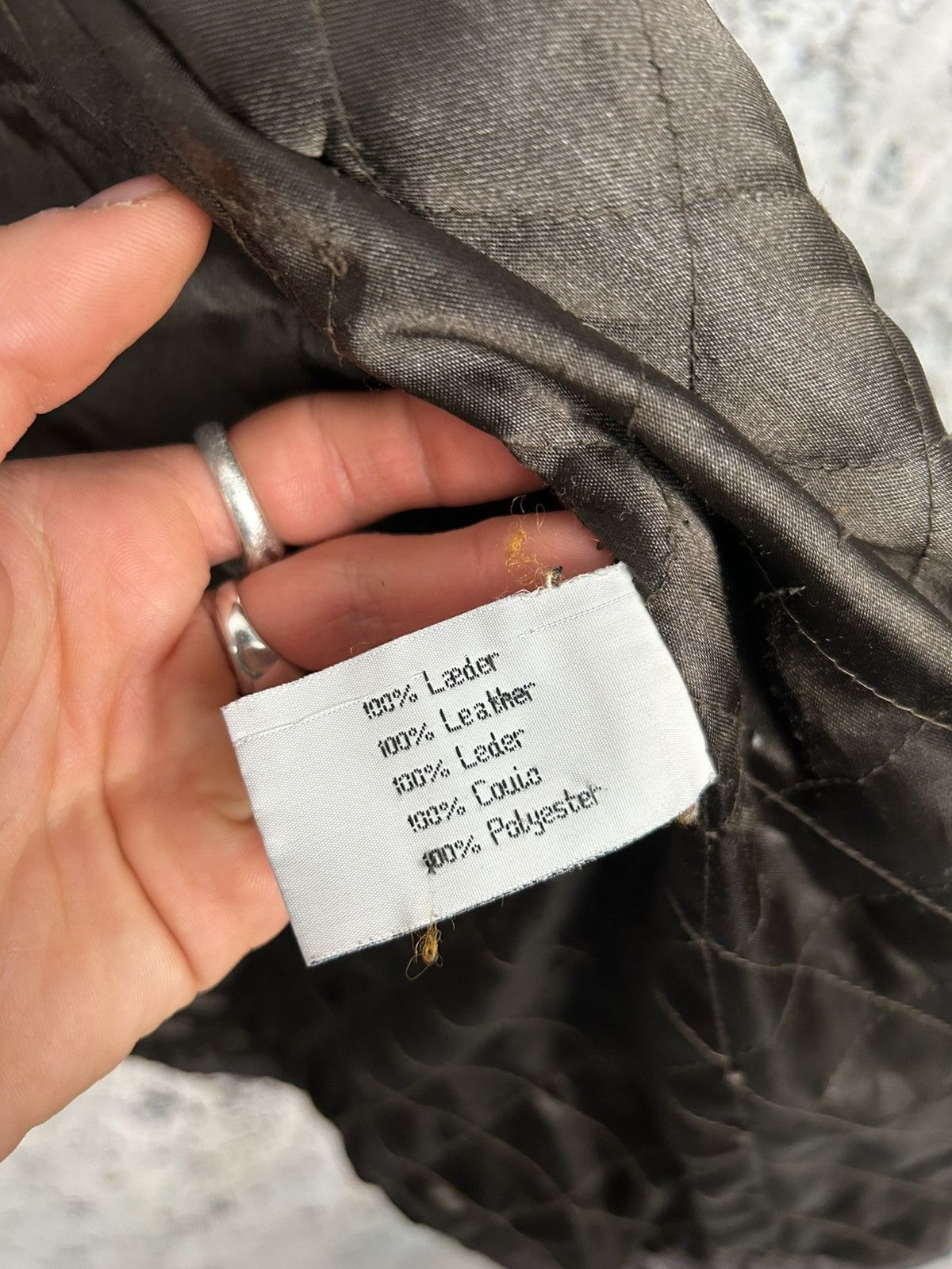 Genuine Leather Vintage Leather Jacket Parka Heavy Coat Avant Garde 90s Size US XL / EU 56 / 4 - 8 Thumbnail