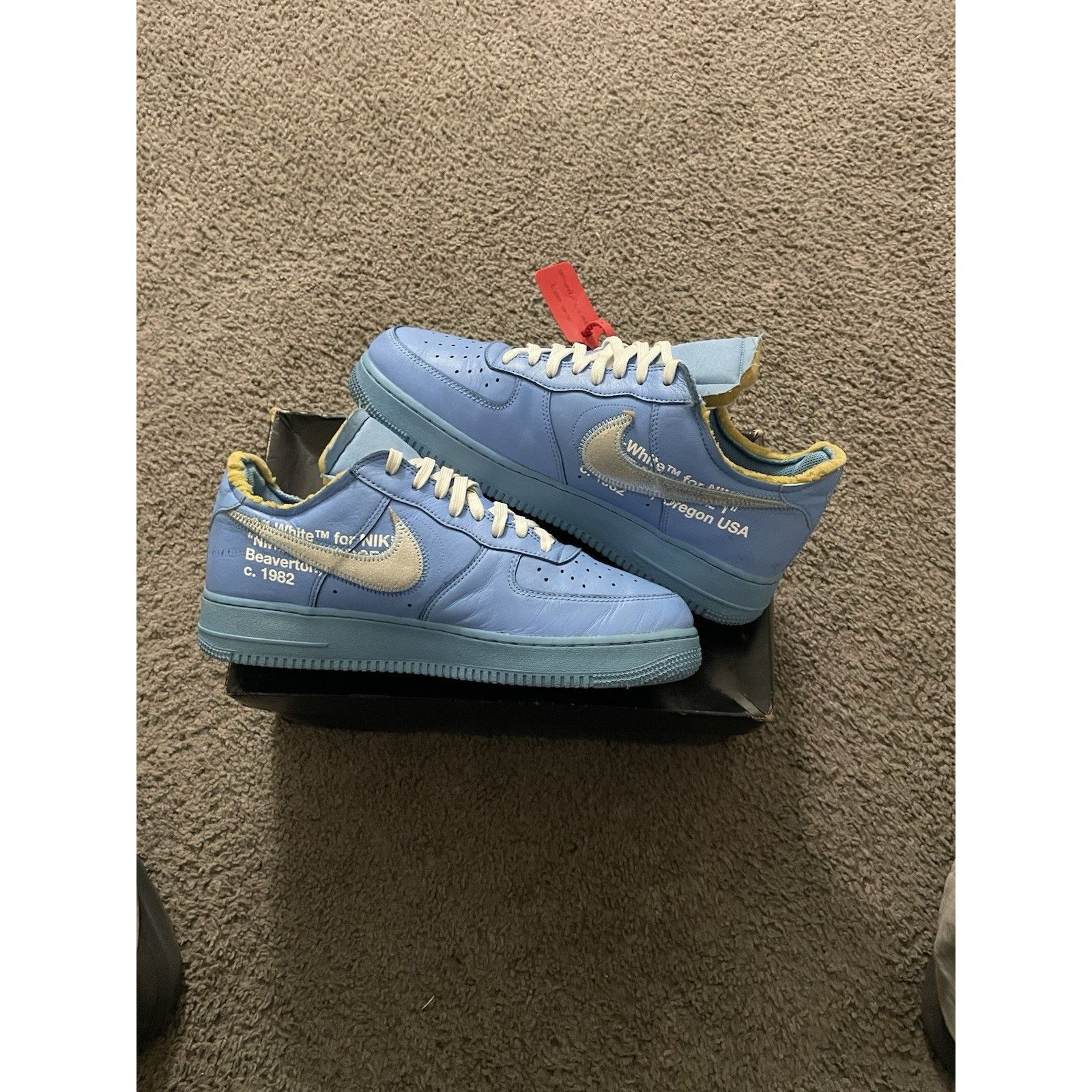 Nike Size 11 - Nike Air Force 1 Low '07 x Off-White MCA Size US 11 / EU 44 - 3 Thumbnail