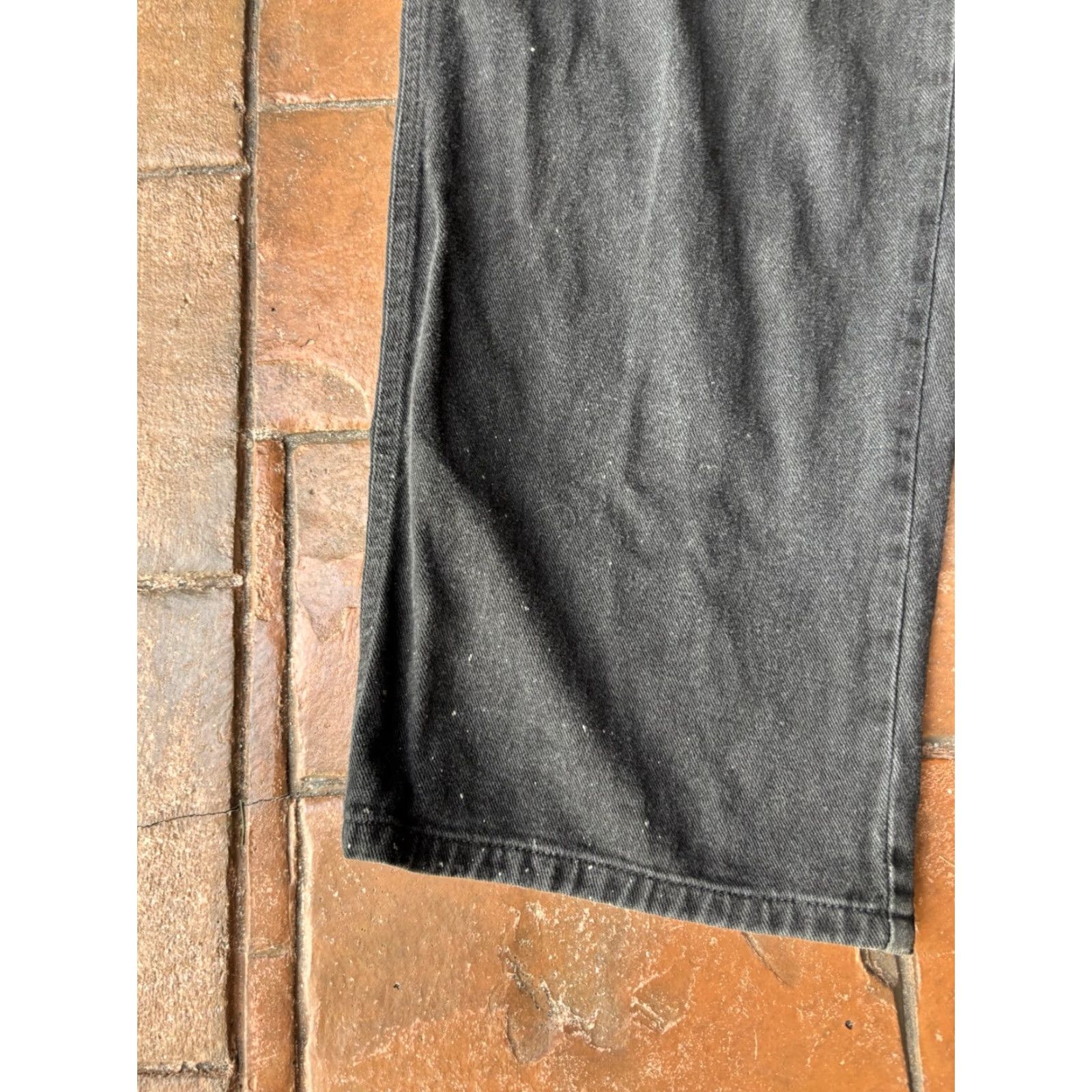 Vintage VINTAGE 90s Forenza Jeans Women’s 18x30 Baggy Zipper Pockets Grunge Emo Denim Black 100% Cotton Jeans Women’s Size 18 Inseam 27.5 in Size 24" / US 00 / IT 34 - 7 Thumbnail