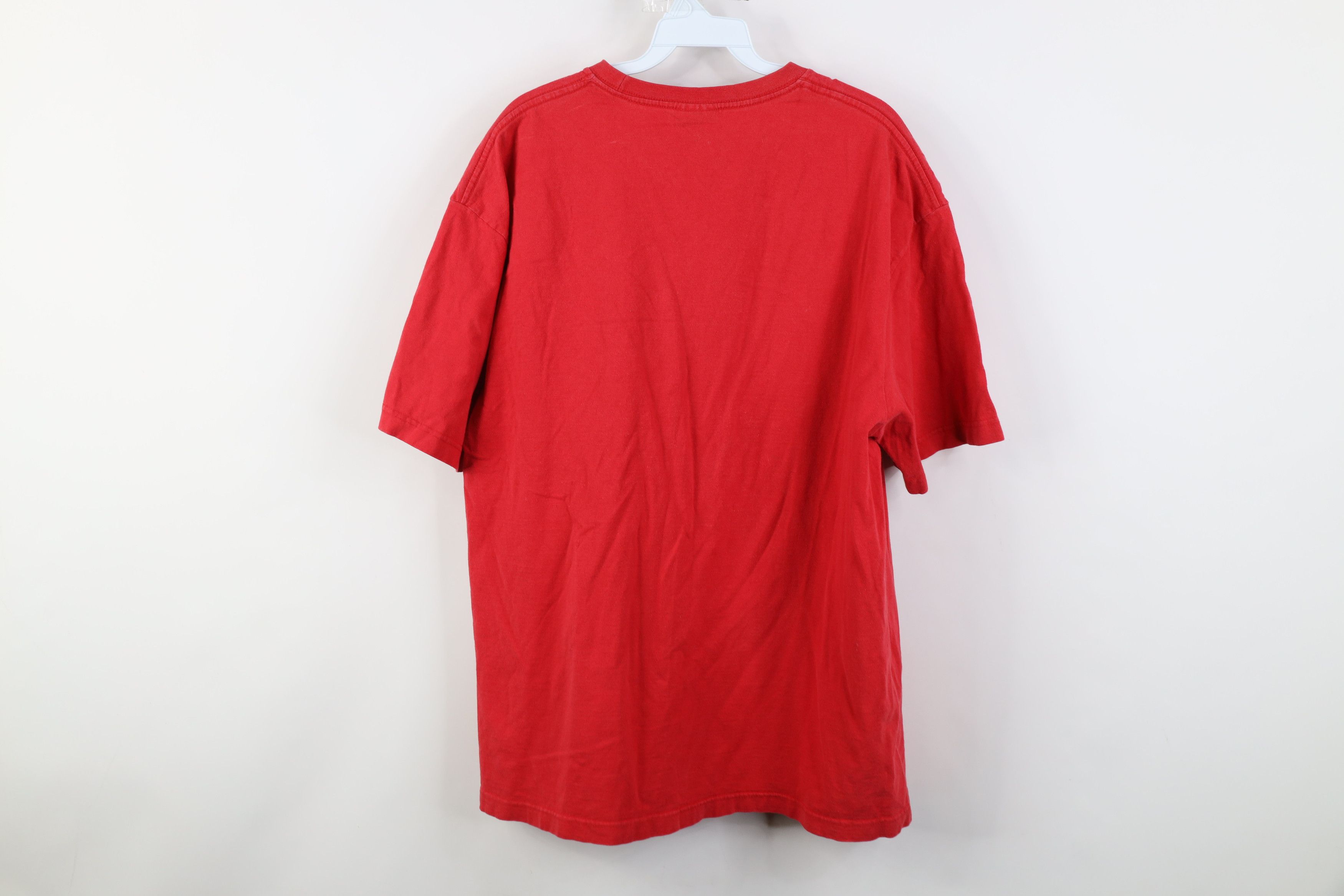 Tommy Hilfiger Vintage 90s Tommy Hilfiger Short Sleeve T-Shirt Red Size US L / EU 52-54 / 3 - 13 Thumbnail