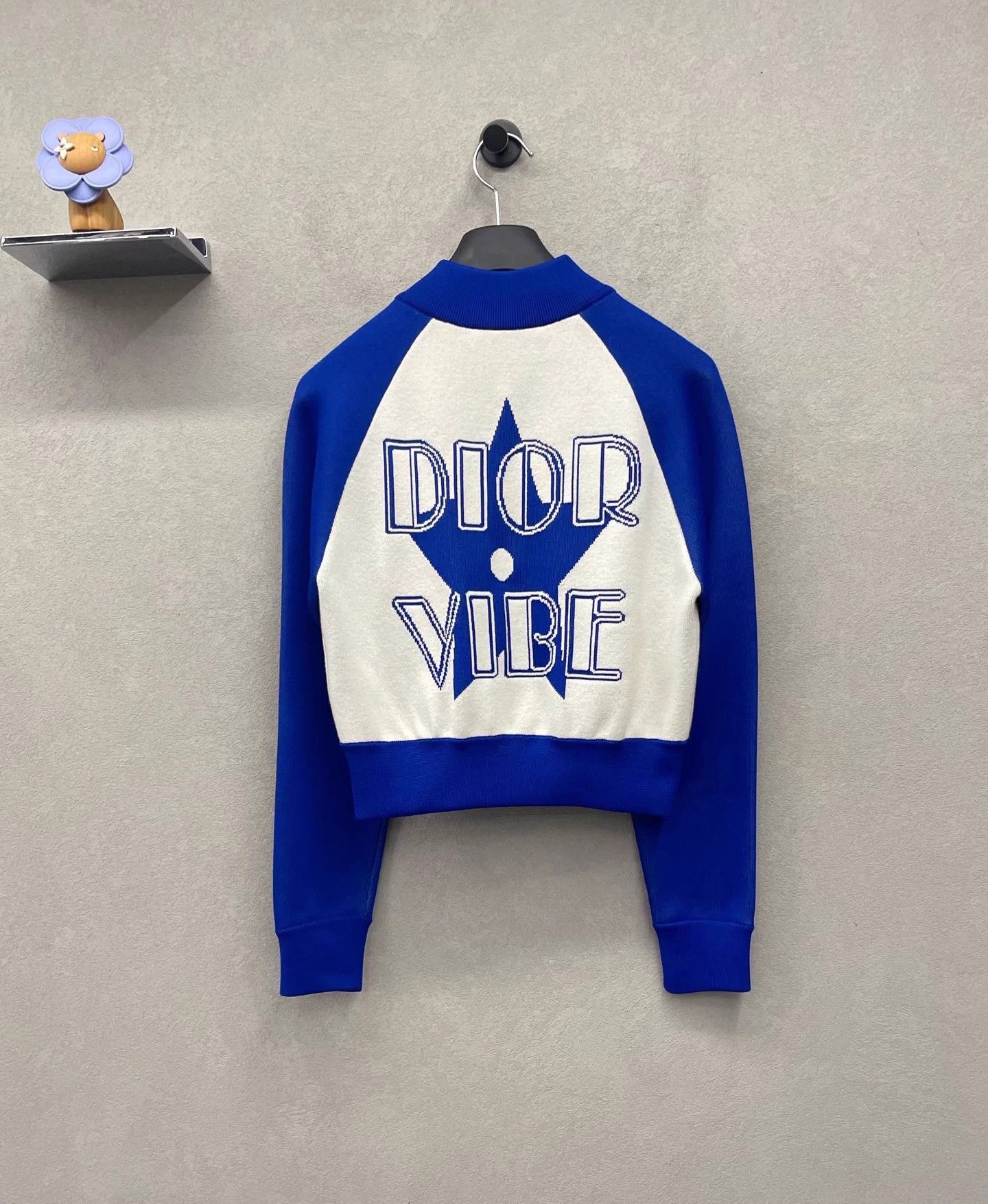 Dior DIOR Blue & White Colorblock Short Jacket Size 40 Size S / US 4 / IT 40 - 2 Thumbnail