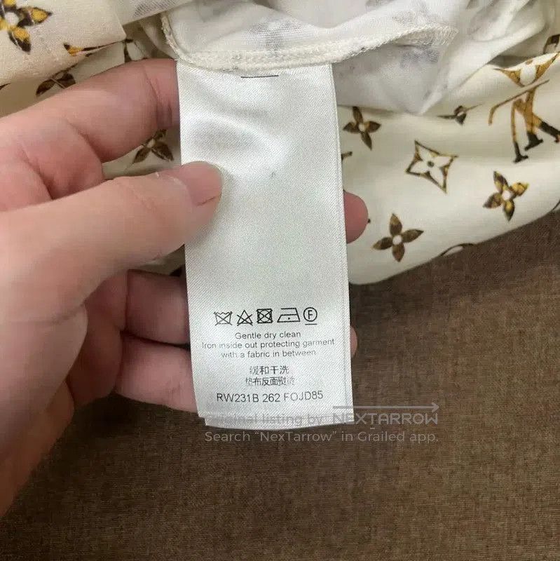 Louis Vuitton Louis Vuitton White Monogram Shirt Dress XS . Size US XS / EU 42 / 0 - 6 Thumbnail