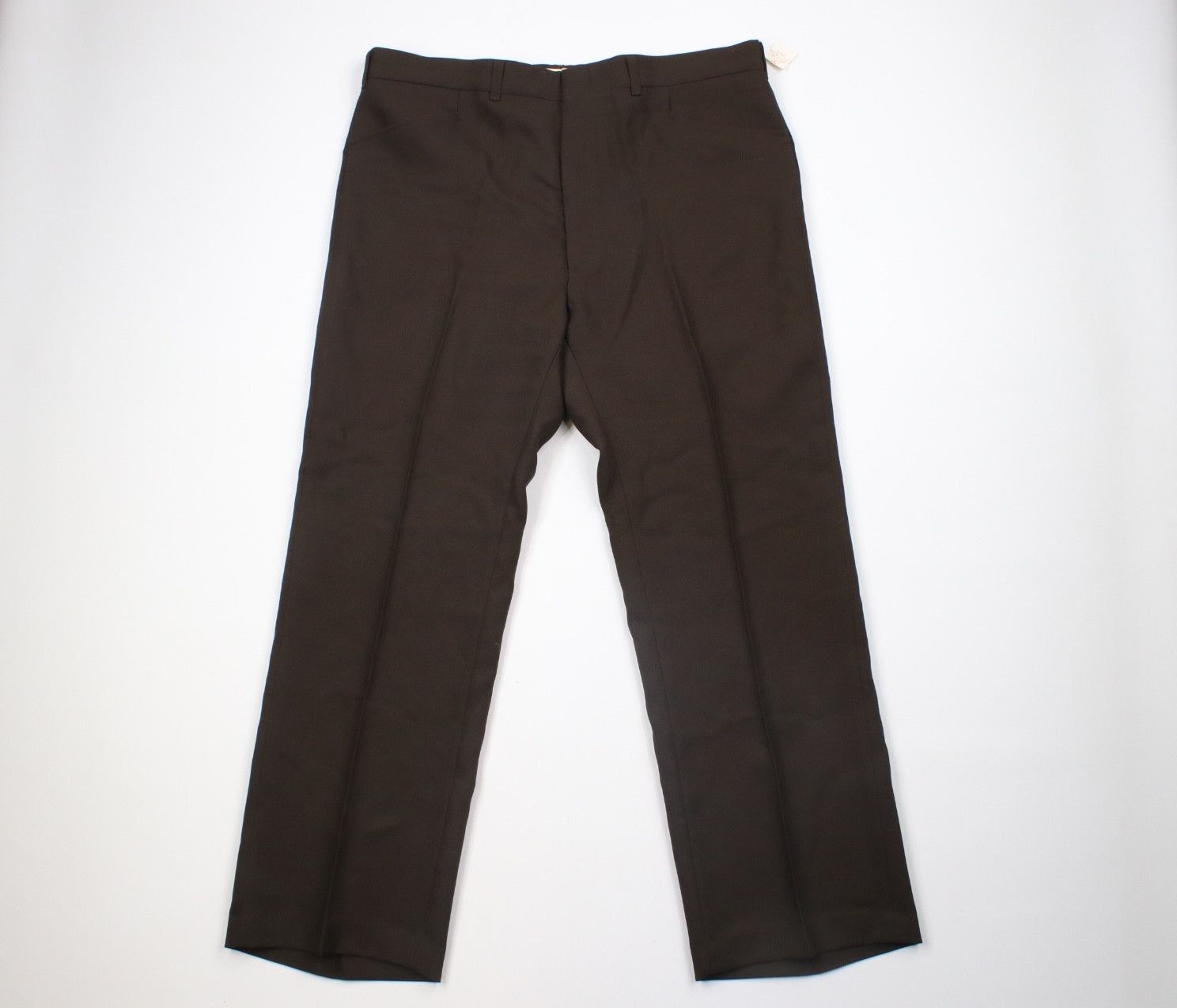 image of Deadstock Vintage 70's Wide Leg Bell Bottoms Pants Brown Usa, Men's (Size 40)