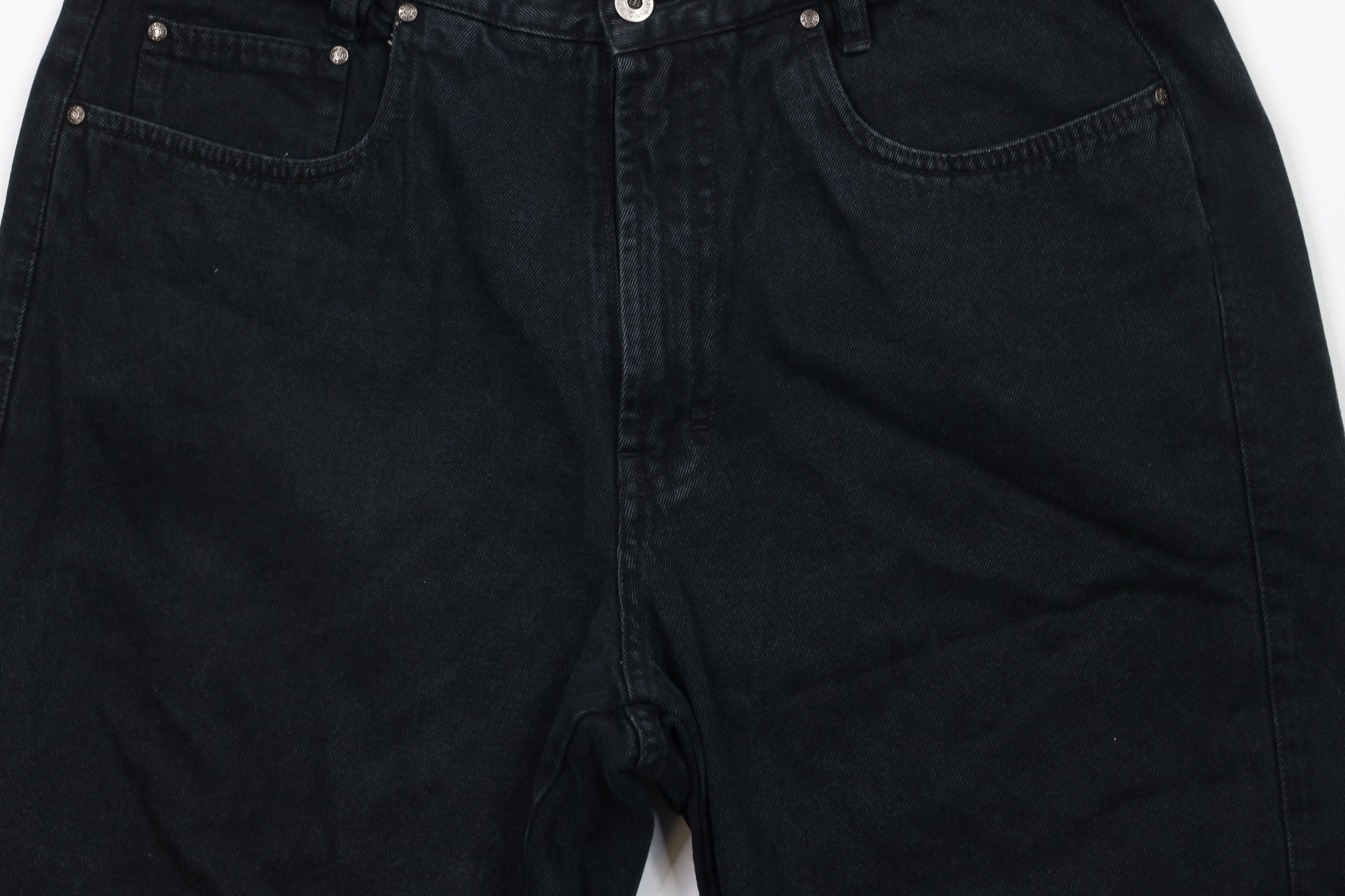 Vintage Vintage 90s Streetwear Fit Denim Jean Shorts Jorts Black Size US 36 / EU 52 - 3 Thumbnail