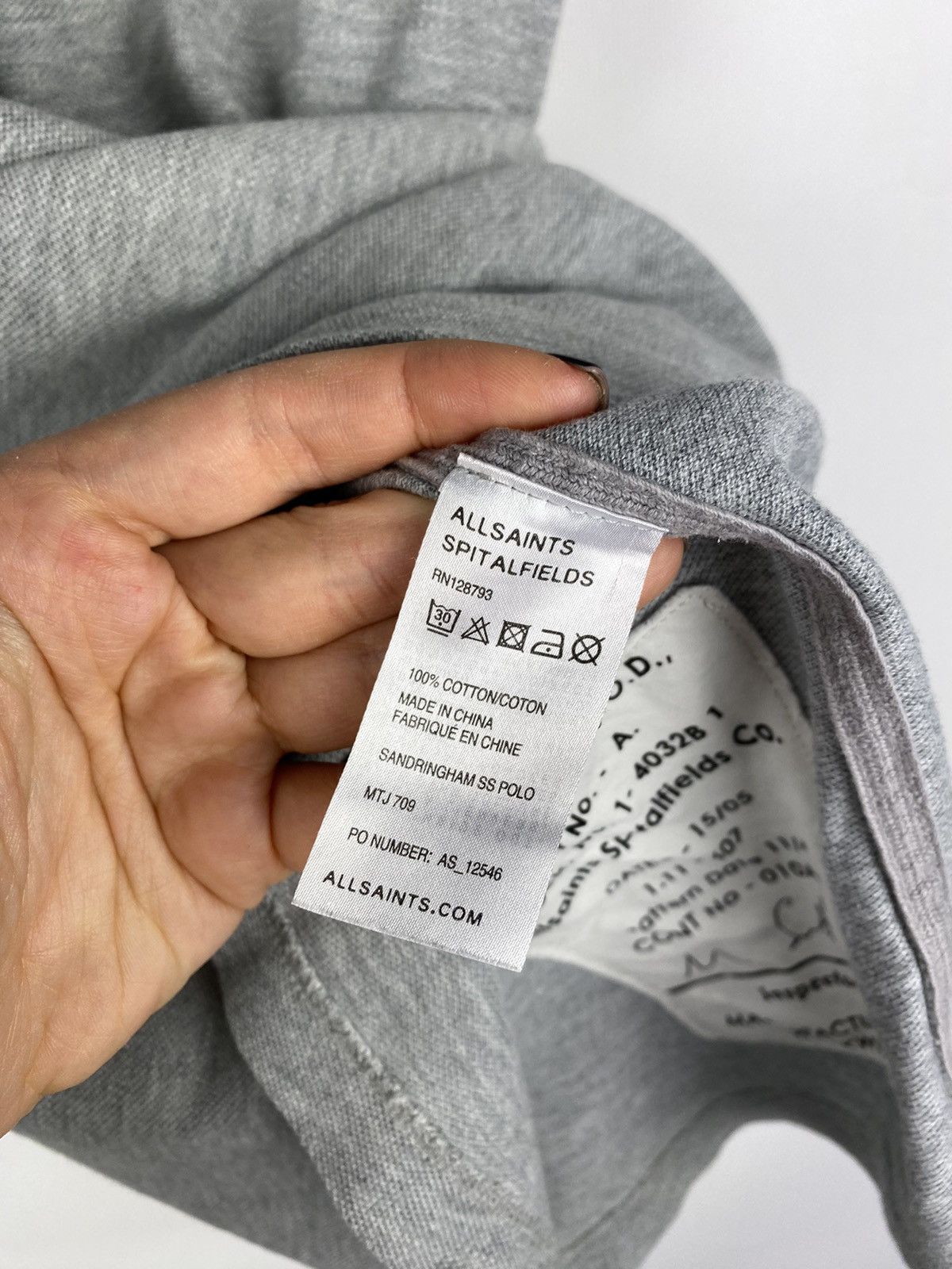 Allsaints × Japanese Brand Allsaints Sandringham SS Polo T Shirt Size Xs Size US XS / EU 42 / 0 - 10 Thumbnail